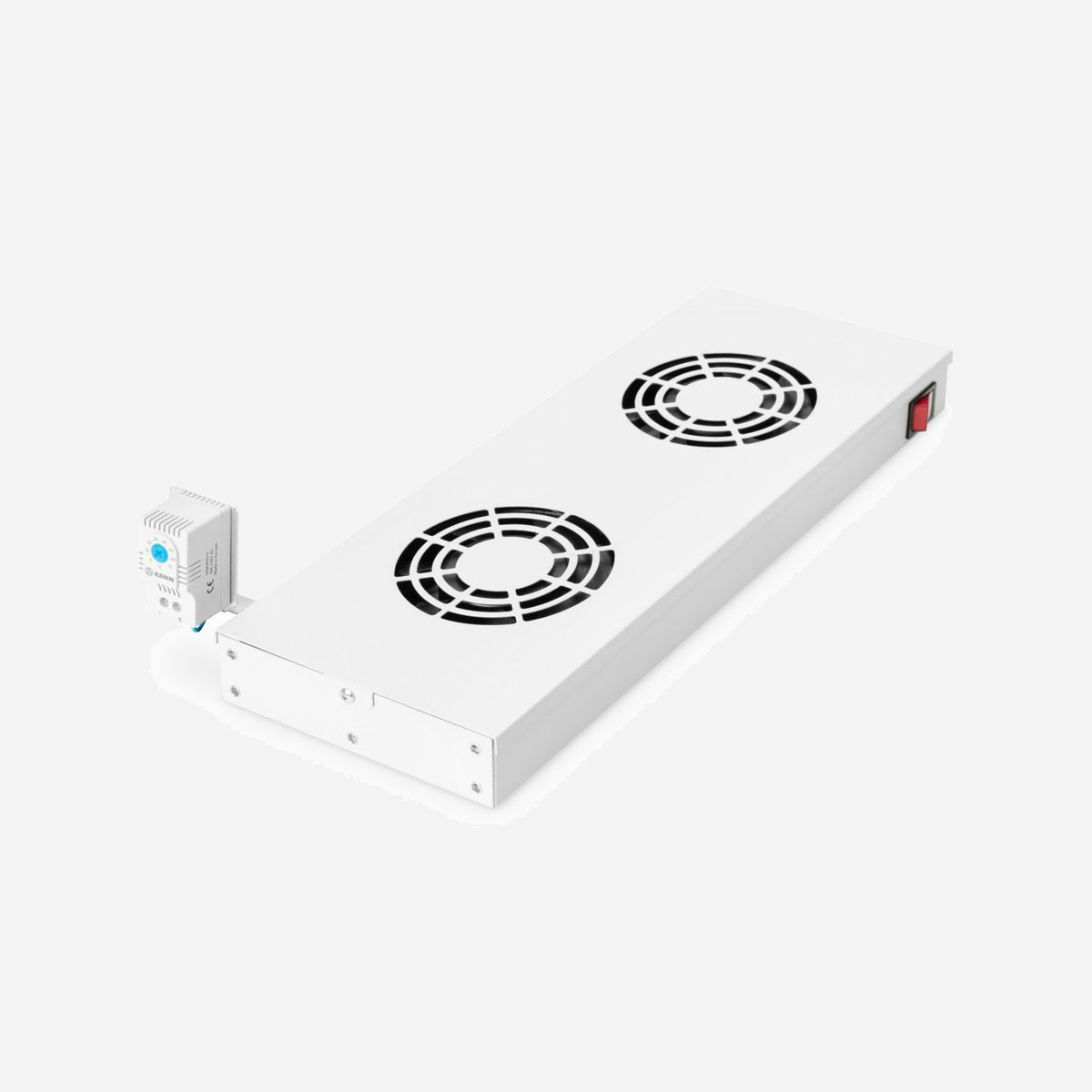 Equip EZF-2-G : Unité de Ventilation Rack 1U, 2 Ventilateurs 12cm, 240V, Gris Clair, Dimensions 482x176x44mm (19 pouces) - Equip EZF-2-G. Type: Ventilateur, Couleur du produit: Gris clair, Nombre de ventilateurs: 2 ventilateur(s). Tension d'entrée: 240 V, Courant d'entrée: 0.14 A. Taille (impériale): 48,3 cm (19"), Largeur: 482 mm, Profondeur: 176 mm. Largeur du colis: 510 mm, Profondeur du colis: 250 mm, Hauteur du colis: 60 mm. Casier principal (externe) par palette: 32 pièce(s), Couches par palette: 4 pièce(s), Produits par palette: 288 pièce(s)