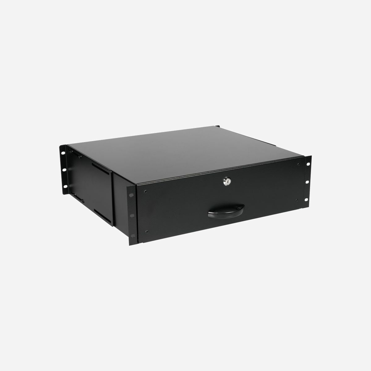 Equip EZD-3-B Tiroir Rack 19" 3U Noir, Acier 1mm, 485x400x130mm, Compatibilité Rack 19 pouces (48.3cm), Profondeur 400mm - Equip EZD-3-B. Type: Composant tiroir, Couleur du produit: Noir, Capacité du rack: 3U. Taille (impériale): 48,3 cm (19"), Largeur: 485 mm, Profondeur: 400 mm. Largeur du colis: 520 mm, Profondeur du colis: 415 mm, Hauteur du colis: 134 mm. Casier principal (externe) par palette: 32 pièce(s), Couches par palette: 4 pièce(s), Produits par palette: 64 pièce(s)