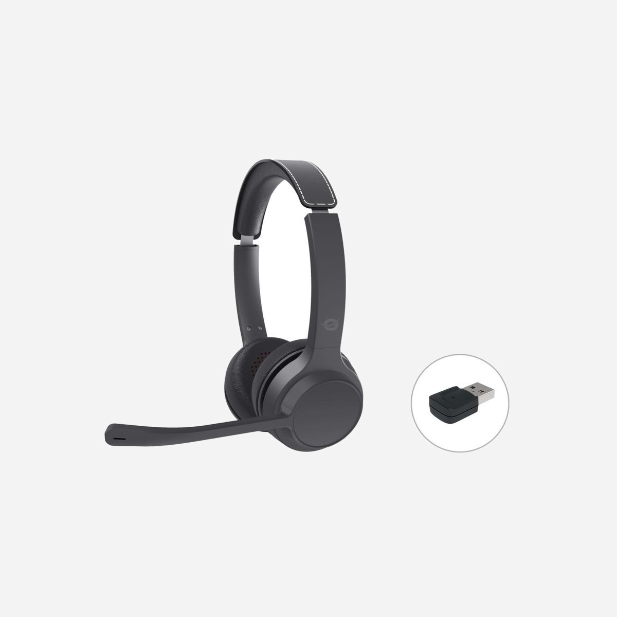 Conceptronic POLONA04BA Casque Arceau Bluetooth 5.3 & Filaire USB-C Noir - Microphone Boom, Suppression de Bruit, Batterie 600mAh, Autonomie 44h - Conceptronic POLONA04BA. Type de produit: Écouteurs. Technologie de connectivité: Avec fil &sans fil, Bluetooth. Utilisation recommandée: Appels/Musique. Poids: 173 g. Couleur du produit: Noir