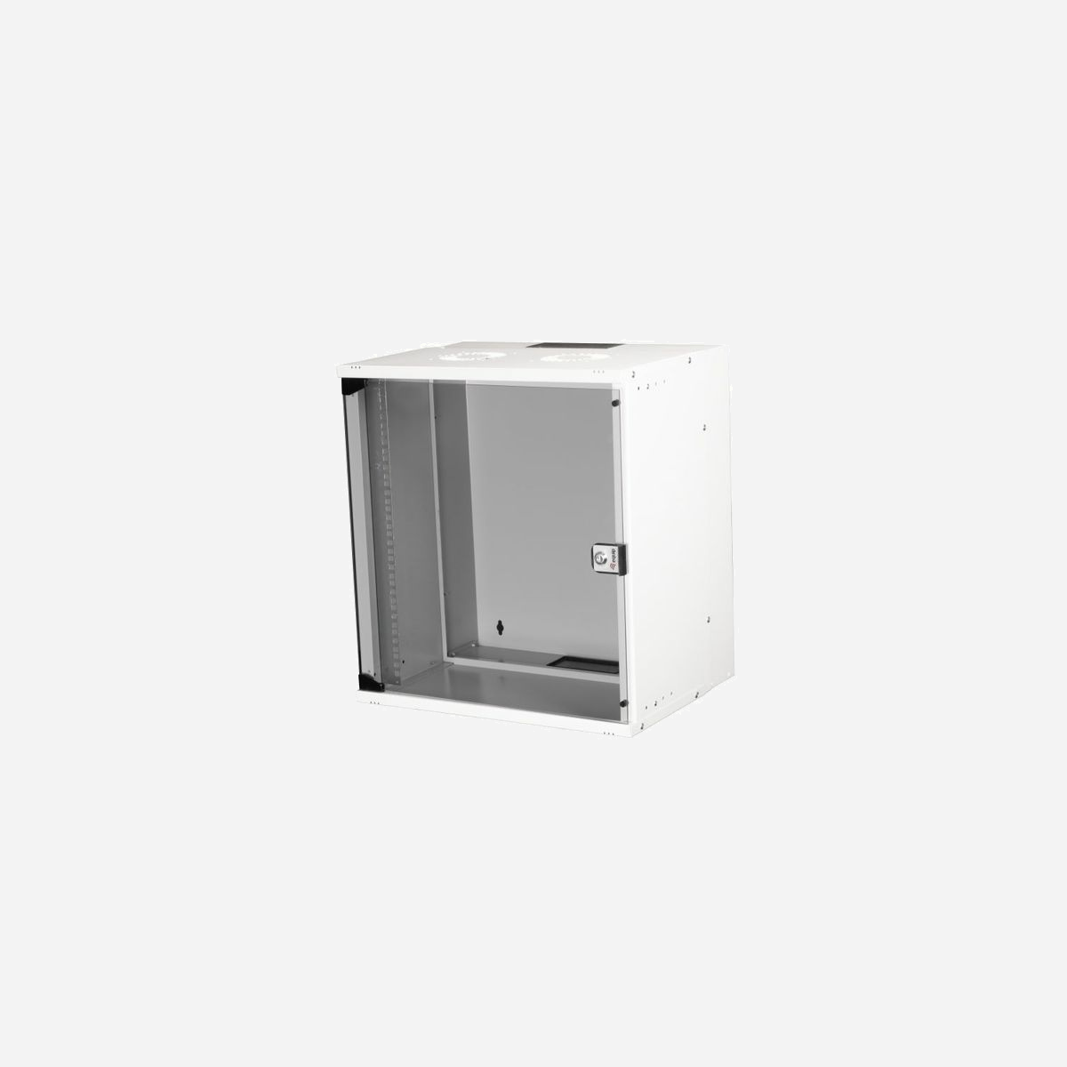 Equip Rack Mural 12U Acier Gris Clair EWM-12-5440-G, Porte Verre Trempé, Profondeur 400mm, Fixation Murale Incluse, Charge Max 12.5kg - Equip EWM-12-5440-G. Type: Rack monté sur le mur, Capacité du rack: 12U, Verrouillage des touches. Poids: 12,5 kg. Couleur du produit: Gris clair