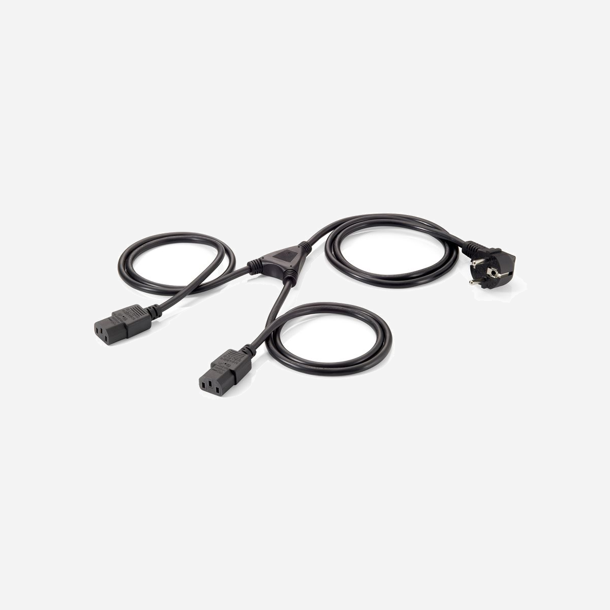 Equip 112220 Câble d'alimentation 1.8m CEE 7/7 vers Coupleur 2 x C13 H05VV-F3G 250V 10A Cuivre, Certifié VDE/REACH/RoHS - Equip 112220. Longueur de câble: 1,8 m, Connecteur 1: CEE 7/7, Connecteur 2: Coupleur 2 x C13, Type de câble: H05VV-F3G. Tension d'entrée: 250 V, Courant d'entrée: 10 A