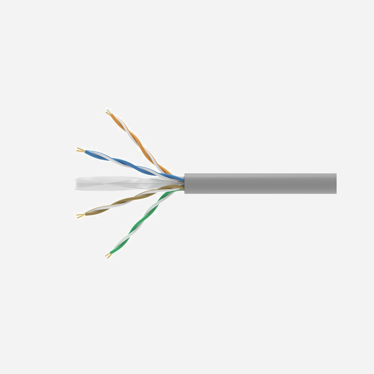 Equip 404535 Câble Réseau Cat6 U/UTP (UTP) Gris 305m LSZH Cuivre Solide 23/1 AWG 250MHz Gigabit Ethernet PoE Classe Dca RoHS - Equip 404535. Longueur de câble: 305 m, Câble standard: Cat6, Blindage du câble: U/UTP (UTP), Couleur du produit: Gris