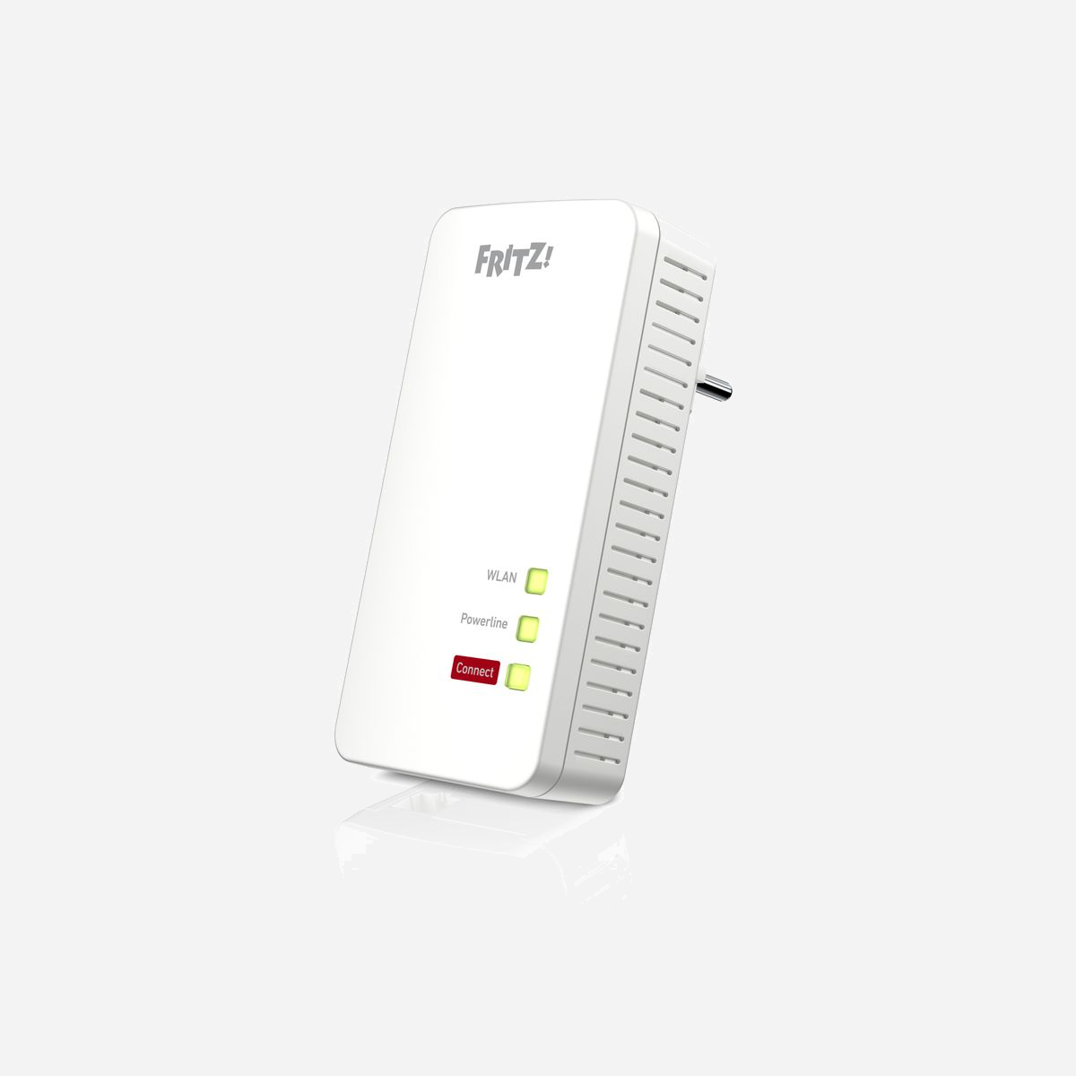 AVM FRITZ!Powerline 1260 : Adaptateur Powerline 1200 Mbit/s, Wi-Fi 5 (802.11ac), Gigabit Ethernet, HomePlug AV2, LAN, Blanc, Type F - FRITZ!Powerline 1260. Débit de transfert des données maximum: 1200 Mbit/s, Standards réseau: IEEE 802.11a, IEEE 802.11b, IEEE 802.11g, IEEE 802.11h, IEEE 802.11i, Prise mâle: Type F. Tension d'entrée AC: 230 V, Fréquence d'entrée AC: 50 Hz. Couleur du produit: Blanc, Voyants: LAN, Énergie. Prise en charge du système d'exploitation Windows: Windows 10, Windows 7, Windows 8, Windows Vista, Windows XP Home, Windows XP Home x64, Windows XP.... Largeur: 67 mm, Profondeur: 32 mm, Hauteur: 132 mm