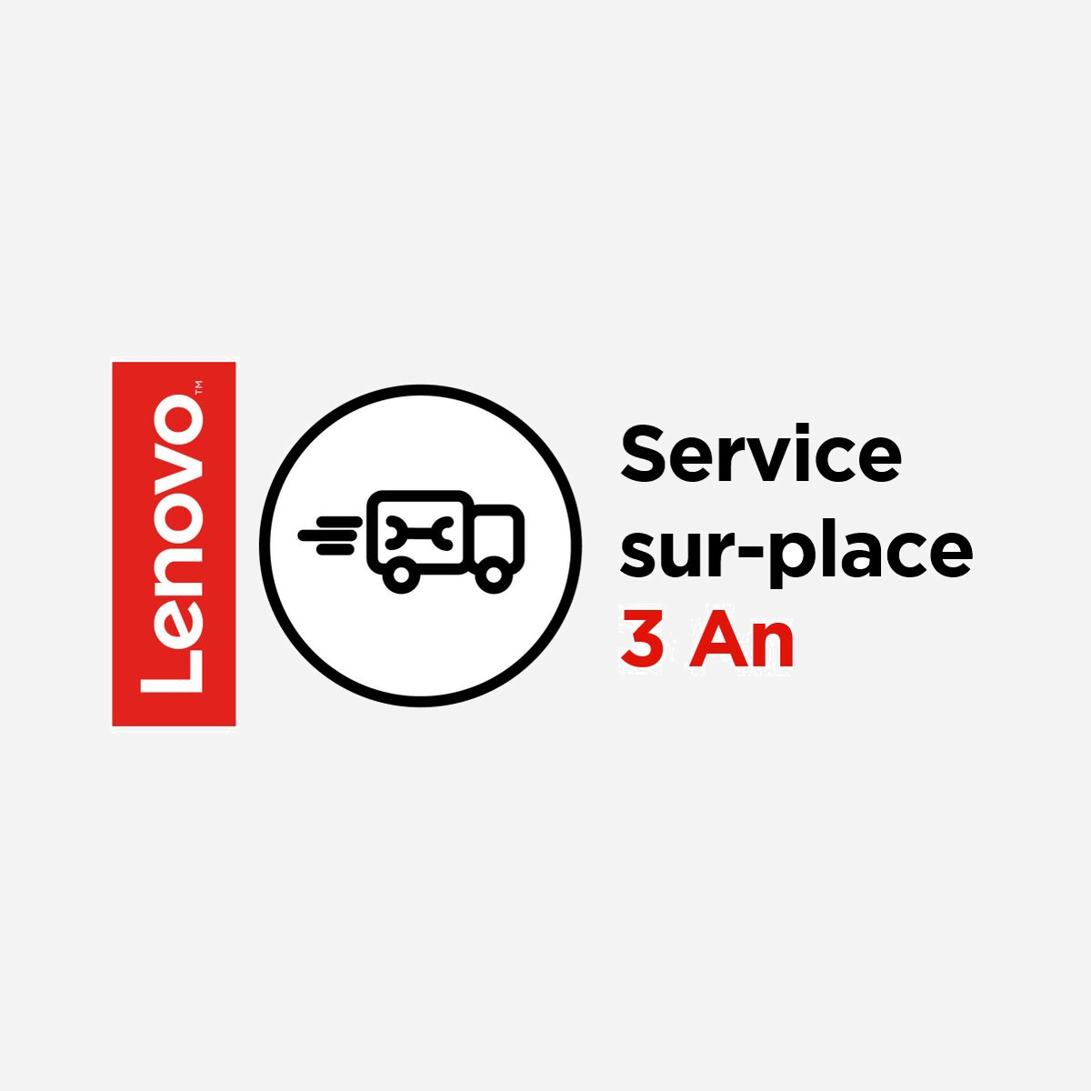 Lenovo - Extension de support sur site 3 ans - Pièces et main d'œuvre - Intervention sur site - Référence 5WS0E97384 - <b>Comprend support sur site de 3 ans</b><br>Avec la formule Support sur site, si un problème ne peut pas être résolu à distance, un technicien se déplace et répare l’appareil sur site, vous évitant d’avoir à expédier les appareils. Si les réparations ne peuvent pas être effectuées sur place, Lenovo envoie l’appareil dans un centre de service local pour réparation ou remplacement, puis vous le retourne.<br><br><b>Pièces et main-d’œuvre</b><br>Lenovo prend en charge le remplacement des pièces et les frais de main-d’œuvre.<br><br><b>Assistance téléphonique de base</b><br>Des techniciens sont disponibles pour diagnostiquer à distance les problèmes matériels et les problèmes de base courants susceptibles de survenir pendant la période de garantie. Le support logiciel n’est pas couvert.<br><br><b>Réparations effectuées dans vos locaux</b><br>Grâce à la formule Lenovo Support sur site, votre PC n’a pas besoin d’être apporté ou expédié dans un centre de réparation. Ce sont les techniciens Lenovo qui viennent à vous. Une réparation plus rapide signifie que vous pouvez être opérationnel plus tôt!