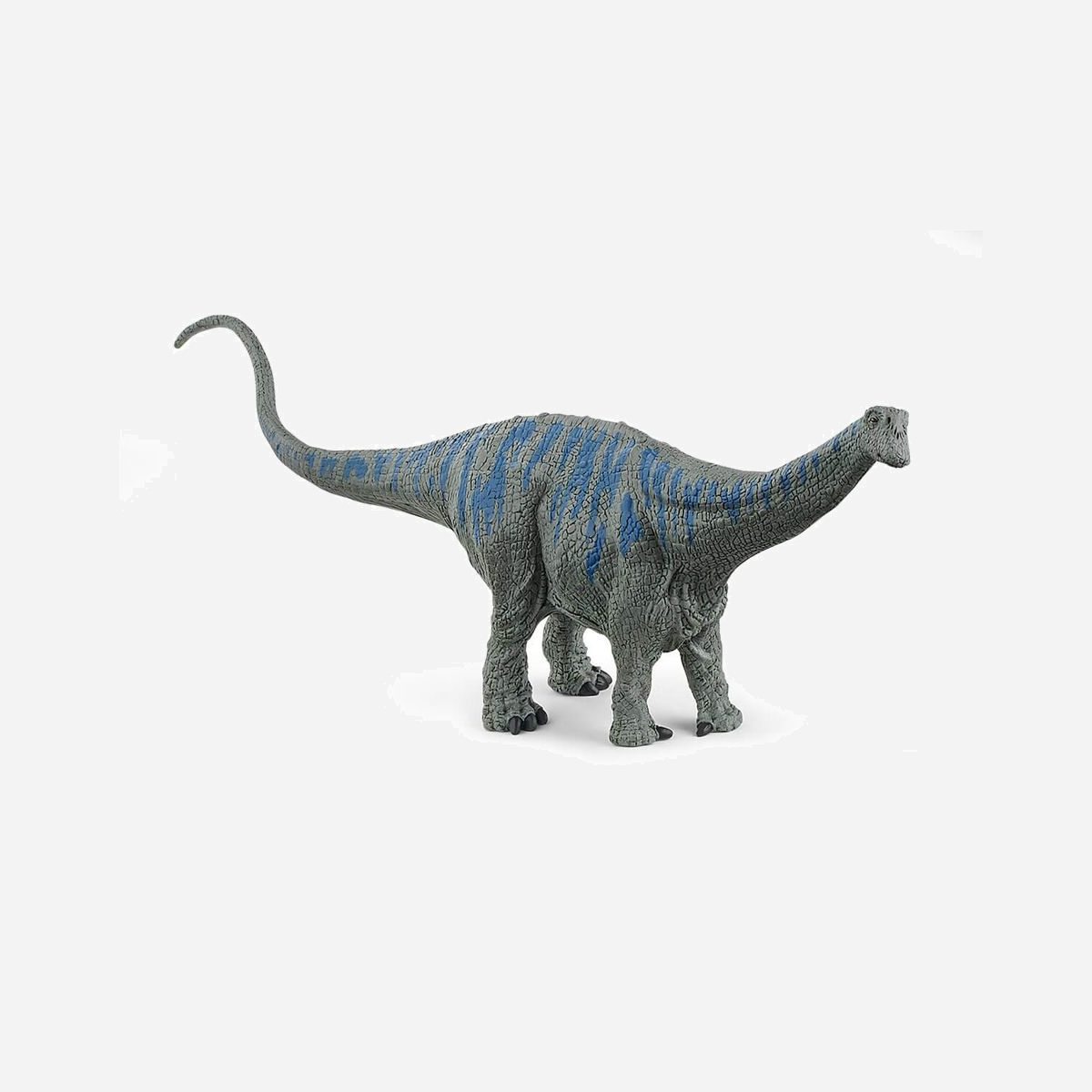 schleich DINOSAURS Brontosaure 15027 : Figurine Dinosaure 327mm Bleu/Gris, 4-12 ans, Thème Dinosaures, Poids 243.9g, Jurassique Supérieur. - Le brontosaure DINOSAURS de Schleich® compte parmi les plus célèbres dinosaures herbivores du jurassique supérieur.<br>Le brontosaure DINOSAURS de Schleich® possède une longue queue, un corps massif et un cou effilé. Le dinosaure pesait environ 15 tonnes et mesurait dans les 22 mètres. À ce jour, on a retrouvé un squelette de brontosaure, mais pas de crâne. Toutefois, il est probable que sa tête était de petite taille, comme celle de l’apatosaure. Le nom brontosaure signifie « lézard tonnerre ». Les chercheurs pensaient autrefois que le dinosaure faisait claquer sa queue comme un fouet.