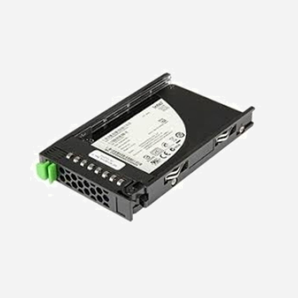 Fujitsu SSD 480Go 2.5" SATA III 6Gbit/s S26361-F5776-L480 pour Serveur/Station de travail, Facteur de forme 2.5", Code SH 84717070 - Fujitsu S26361-F5776-L480. Capacité du Solid State Drive (SSD): 480 Go, Facteur de forme SSD: 2.5", Taux de transfert des données: 6 Gbit/s, composant pour: Serveur/Station de travail