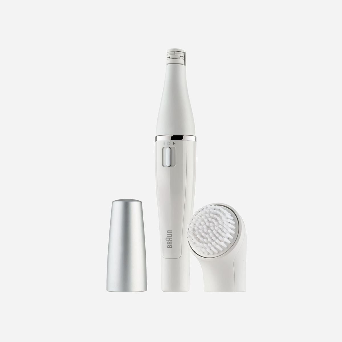 Braun FaceSpa 810 Épilateur Visage 10 Pinces & Brosse Nettoyante Micro-Oscillations, Lavable, Autonomie 50 min, Batterie AA, Pour Joues/Menton/Front - Découvrez le premier épilateur et la première brosse nettoyante pour le visage au monde. Profitez d’un teint éclatant. Braun Visage associe deux traitements pour le visage en un seul appareil : une épilation précise des poils, même les plus petits, et un nettoyage doux jusqu'au plus profond des pores avec la brosse.<br><br>Allégation :<br>Épilation du visage – Une peau sans un seul poil jusqu’à 4 semaines.<br><br>Nettoyage du visage – 6x mieux qu’avec un nettoyage manuel.<br><br>Caractéristiques & Bénéfices :<br>- Le premier épilateur et la première brosse nettoyante pour le visage au monde.<br>- Épilateur visage : tête étroite pour une épilation précise, avec 10 micro-ouvertures pour éliminer même les poils les plus fins.<br>- Brosse nettoyante pour le visage : nettoie la peau jusqu'au plus profond des pores avec des micro-oscillations. Testé par des dermatologues. Testé sur peau sensible. Convient pour usage quotidien.