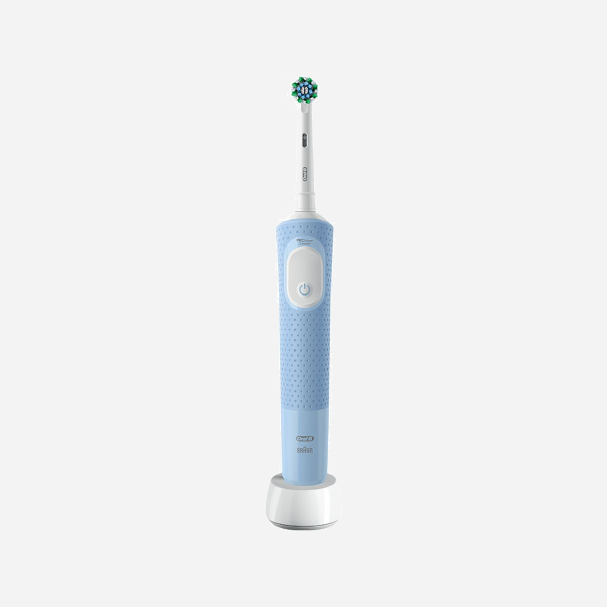 Oral-B Vitality Pro Brosse à Dents Rotative Oscillante Adulte Gris/Blanc - 3 Modes (Soin Quotidien, Sensible) - Minuteur 2 min - Batterie Rechargeable + 1 Brosse - Oral-B Vitality Pro. Utilité: Adulte, Type de brosse à dents: Brosse à dents rotative oscillante, Modes de brossage de dents: Soin quotidien, Sensible. Source d'alimentation: Batterie. Type d'emballage: Boîte. Nombre de poignées fournis: 1 pièce(s), Nombre de têtes de brossage incluses: 1 pièce(s)