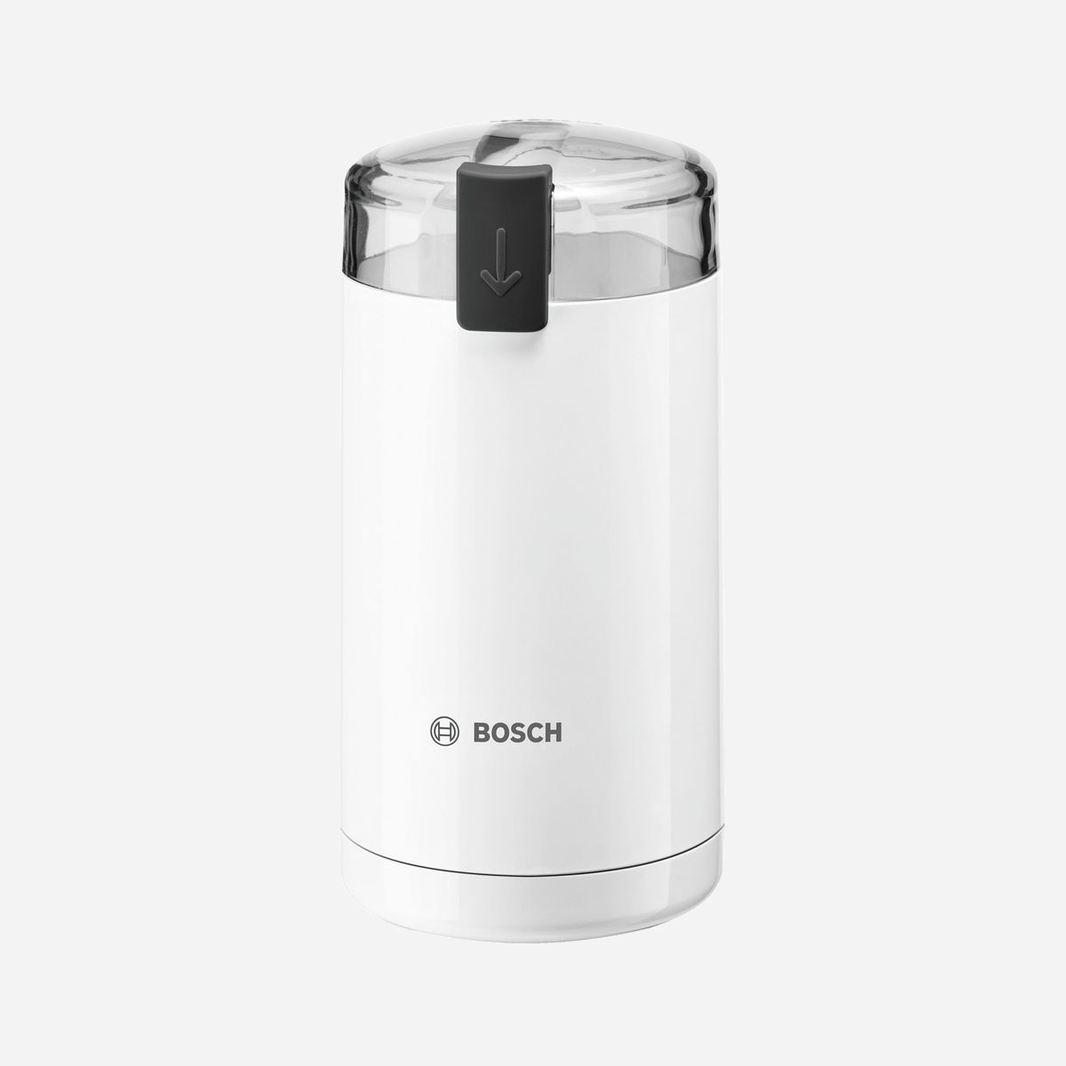 Bosch TSM6A011W Moulin à café électrique 180W Blanc, Capacité 75g, Poids 618g - Bosch TSM6A011W. Type de produit: Moulin à café, Capacité du réservoir à grains: 75 g, Couleur du produit: Blanc. Puissance: 180 W. Poids: 618 g