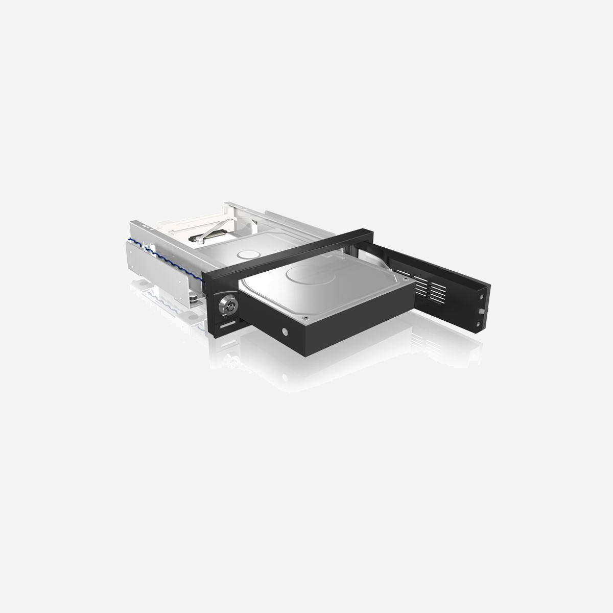 ICY BOX IB-168SK-B Panneau de support 5.25" Noir pour HDD 3.5" SATA I/II/III (6 Gbit/s) - Acier/Plastique - Hot Swap - Compatible Windows/macOS/Linux - ICY BOX IB-168SK-B. Taille (impériale): 13,3 cm (5.25"), Type: Panneau de support, Couleur du produit: Noir. Largeur: 147 mm, Profondeur: 182 mm, Hauteur: 41 mm. Largeur du colis: 175 mm, Profondeur du colis: 218 mm, Hauteur du colis: 60 mm. Quantité: 1 pièce(s). Produit par casier principal (externe): 20 pièce(s), Largeur du casier principal (externe): 386 mm, Longueur du casier principal (externe): 329 mm
