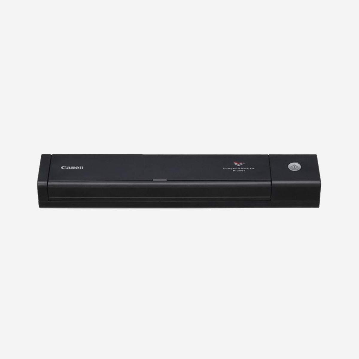Canon imageFORMULA P-208II Scanner A4 Portable 600 DPI CIS LED USB 2.0 Recto-Verso 16 ipm Noir compatible Windows et macOS - Canon imageFORMULA P-208II. Surface maximal de numérisation: 216 x 356 mm, Résolution de numérisation optique: 600 x 600 DPI, Profondeur d'affichage d'entrée de couleur: 24 bit. Type de scanner: Alimentation papier de scanner, Couleur du produit: Noir. Type de capteur: CIS, Source lumineuse: LED, Pilotes de scan: ISIS, TWAIN. Capacité d'entrée standard: 1 feuilles. Taille de papier de série A ISO maximum: A4, Prise en charge des types de numérisation de support: Carte de visite, Stock de cartes, Papier ordinaire, Carte postale (JPN), ISO, Format Series A (A0...A9): A4