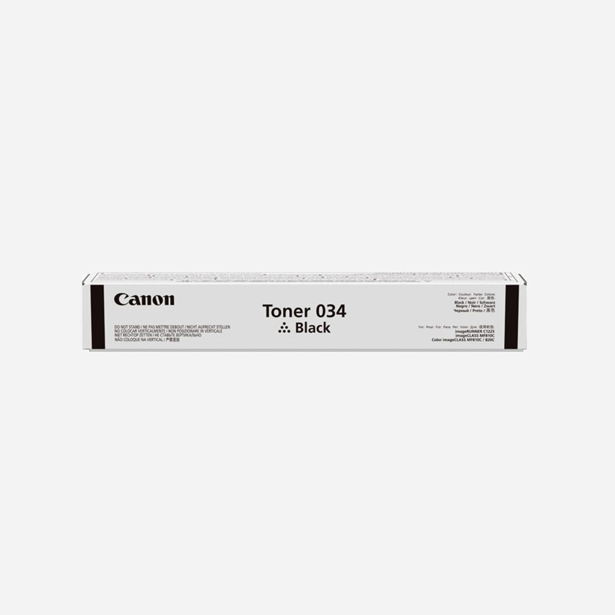 Canon 034 Cartouche de Toner Noir Original (9454B001) - 1 Pièce, Rendement 12000 Pages - Pour ImageClass MF820Cdn/MF810Cdn - Technologie Laser - Canon 034. Rendement par page de toner noir: 12000 pages, Couleurs d'impression: Noir, Quantité: 1 pièce(s)