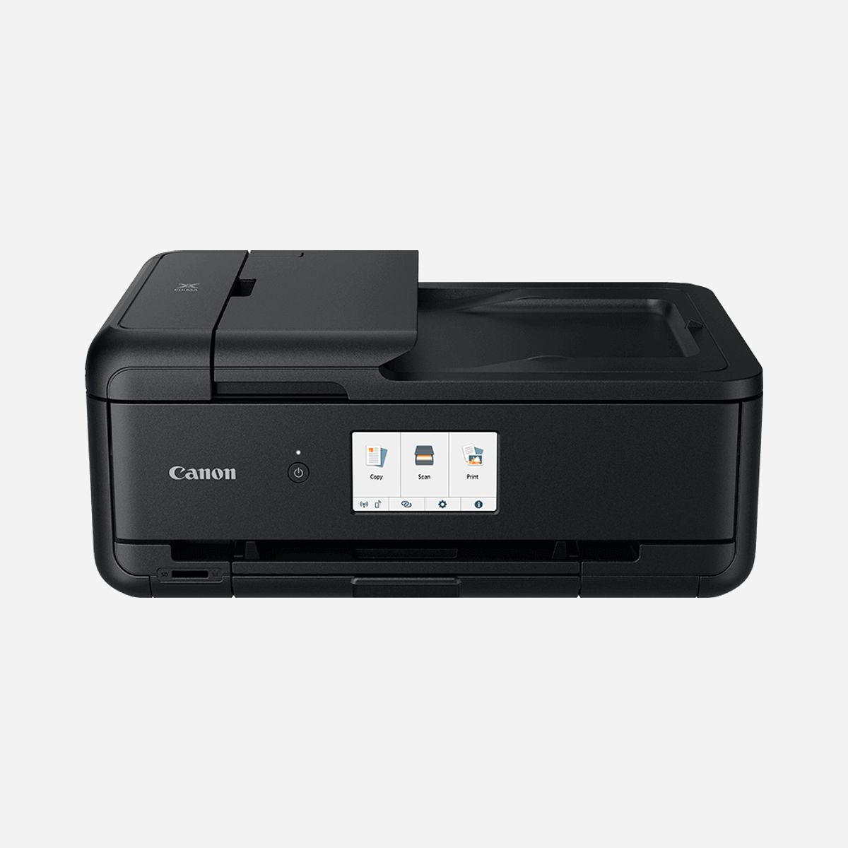 Canon PIXMA TS9550a - Imprimante Jet d'Encre Couleur A3, 4800x1200 DPI, Recto/Verso Auto, Wi-Fi, Numérisation 1200x2400 DPI, AirPrint, PIXMA Cloud Link - Canon PIXMA TS9550a. Technologie d'impression: Jet d'encre, Impression: Impression couleur, Résolution maximale: 4800 x 1200 DPI. Copier: Copie couleur. Numérisation: Numérisation couleur, Résolution de numérisation optique: 1200 x 2400 DPI. Fonctions recto verso: Impression. Taille de papier de série A ISO maximum: A3. Wifi. Impression directe. Couleur du produit: Noir