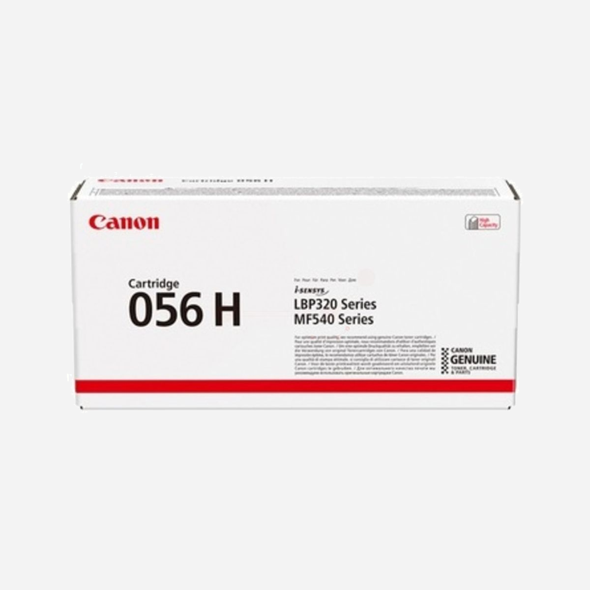Canon 056 H Cartouche Toner Noir Original - 3008C002 - 21000 pages - Impression Laser - Compatibilité LBP320/MF540 Series - Canon 056 H. Rendement par page de toner noir: 21000 pages, Couleurs d'impression: Noir, Quantité: 1 pièce(s)