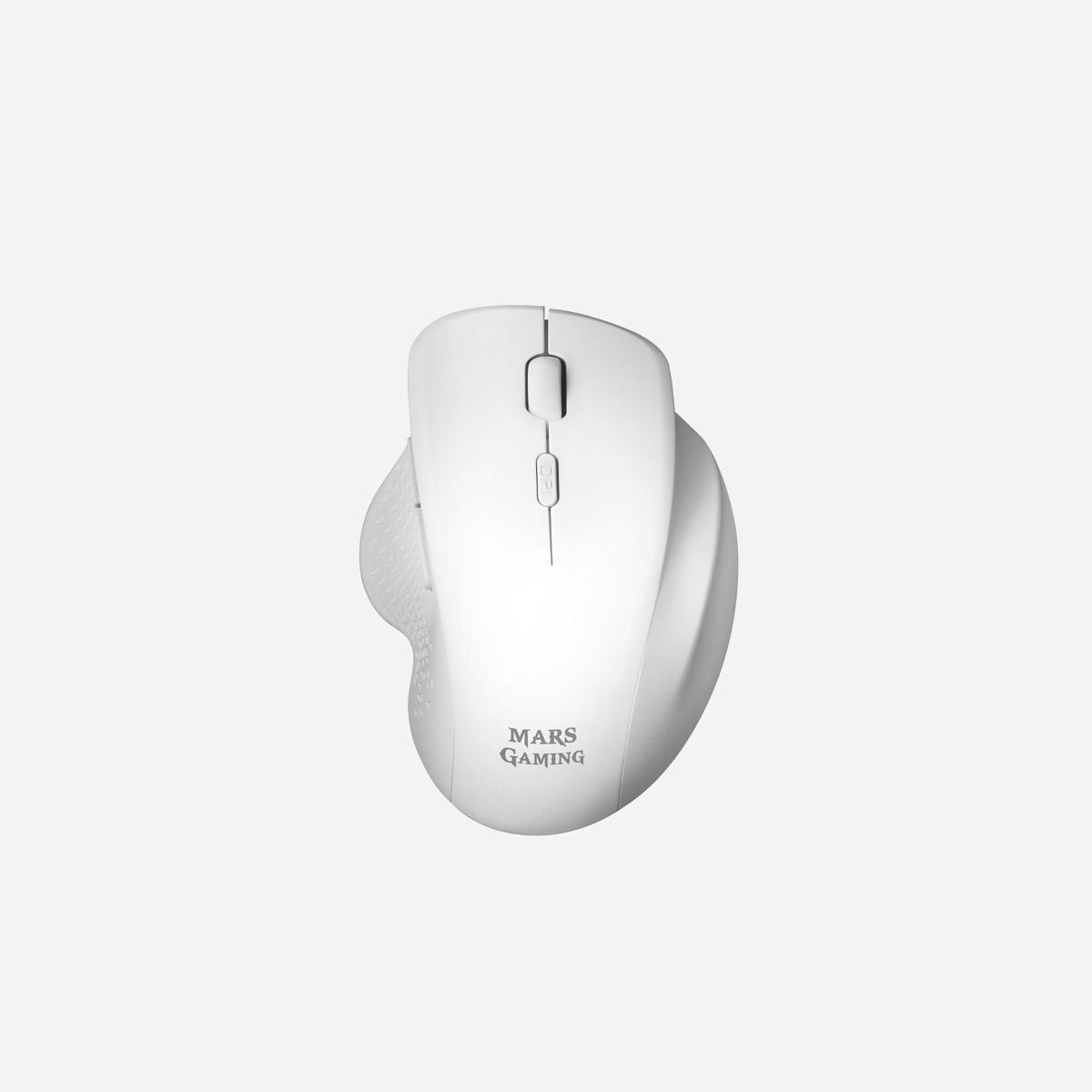 Souris Gaming Mars Gaming MMWERGOW RF sans fil, 3200 DPI, 6 Boutons, Droitier, capteur Mécanique, Roue de défilement, Blanche, compatible Windows/macOS/Linux - Mars Gaming MMWERGOW. Format: Droitier. Technologie de détecteur de mouvement: Mécanique, Interface de l'appareil: RF sans fil, Résolution en mouvement: 3200 DPI, Type de boutons: Boutons poussoirs, Quantité de boutons programmables: 6, Type Scroll: Roue. Source d'alimentation: Piles. Couleur du produit: Blanc
