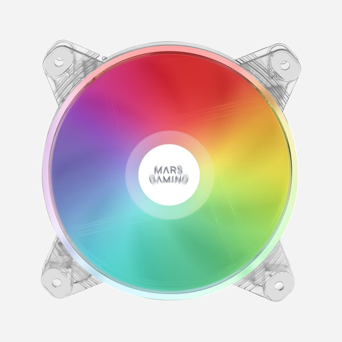 Ventilateur Boîtier PC Mars Gaming MFD 120mm Blanc, 1100 RPM, 14dB, Roulement Hydraulique, RGB Dual Chroma, Connecteur 4-Pin, 12V, MTBF 60000h - Ventilateur transparent avec impressionnant éclairage automatique DUAL CHROMA RGB et fonctionnement ultra-silencieux avec système anti-vibration.<br><br><b>VENTILATION SUPÉRIEURE, SILENCE ABSOLU</b><br>Excellentes performances de ventilation avec un minimum de bruit grâce à sa conception de pale aérodynamique unique, ses roulements isobares à faible frottement et longue durée et ses joints en caoutchouc anti-vibrations. Une technologie de ventilateur avancée à votre portée.<br><br><b>CONCEPTION TRANSPARENTE</b><br>Pour s'adapter parfaitement à votre configuration, quelle que soit la couleur, le ventilateur MFD est transparent. Il vous permet également d'afficher son effet d'éclairage à 360 degrés.