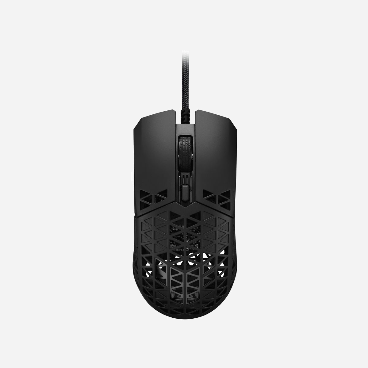 ASUS TUF Gaming M4 Air - Souris Gaming Ambidextre Optique 16000 DPI, 6 Boutons Programmables, 400 IPS, 40G, USB Type-A, 47g, Windows 10 - ASUS TUF Gaming M4 Air. Format: Ambidextre. Technologie de détecteur de mouvement: Optique, Interface de l'appareil: USB Type-A, Résolution en mouvement: 16000 DPI, Quantité de boutons programmables: 6, Type Scroll: Roue, Accélération (max): 40 G. Source d'alimentation: Cable. Couleur du produit: Noir