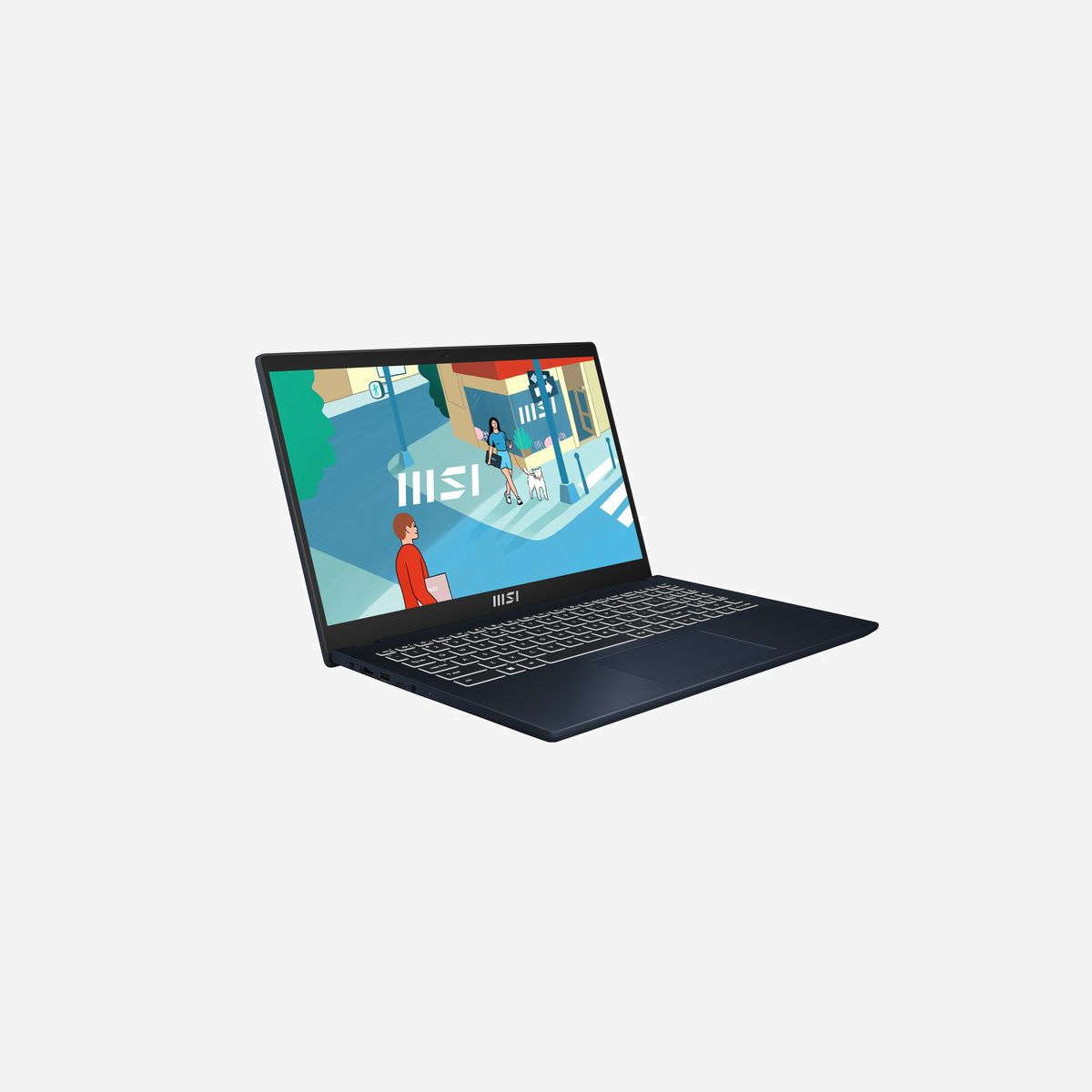 MSI Modern 15 B13M-261XFR : Intel Core i5-1335U, 15.6" Full HD, 8Go DDR4, 512Go SSD, Wi-Fi 6, FreeDOS, Intel Iris Xe Graphics, Star Blue - Illuminez votre vie avec la toute nouvelle série Modern ! Fin, puissant et stylé, le Modern 15 B13M vous offre tout ce qu'il vous faut pour travailler et vous divertir au mieux et vivre toutes vos passions. Laissez-vous conquérir par ses performances et ajoutez une bonne dose d'élégance à votre quotidien !<br><br><b>Lorraine Sorlet</b><br>Lorraine Sorlet est une artiste française qui créé des illustrations et des peintures inspirées de sa vie parisienne. On retrouve dans ses œuvres beaucoup d'humour et de tendresse mis en lumière par des couleurs resplendissantes et puissantes.<br><br>Nous avons choisi de collaborer avec Lorraine pour la création de visuels colorés dédiés à la série Modern et reprenant les thèmes de l'amour, du travail et des voyages. L'ordinateur portable devient une véritable fenêtre vouée à aider les utilisateurs à réaliser leurs rêves avec style. Choisissez votre visuel préféré et entrez dans une nouvelle étape de votre vie avec la série Modern !<br><br><b>METTEZ DE LA COULEUR DANS VOTRE JOURNÉE !</b><br>Le Modern 15 B13M est proposé en deux couleurs : le noir classique au charme mystérieux et le bleu Star Blue rappelant un beau ciel étoilé. Avec les ordinateurs portables Modern, vous serez à l'avant-garde de l'élégance et vous déplacerez toujours avec style.<br><br><b>Donnez un coup de fouet à votre productivité</b><br>Équipés de processeurs Intel® Core™ i7 de 13e génération*, les ordinateurs portables Modern repoussent les limites et vous offrent des performances impressionnantes. Que ce soit pour du travail multitâche ou pour vous divertir, le Modern 15 B13M et son processeur graphique Intel® Iris® Xe* vous donnent toutes les armes pour gérer votre travail à tout moment et où que vous soyez.<br><br><b>Tapez, cliquez, swipez !</b><br>Avec un pavé tactile plus large permettant un contrôle du bout des doigt intuitif et réactif, le Modern 15 B13M vous permet de travailler de manière confortable.<br>Les charnières rotatives à 180° vous permettent de le placer à plat et la fonction Flip-n-Share facilitera le partage de l'écran avec les personnes qui vous font face. Le clavier propose une distance d'activation de seulement 1,5 mm qui rend l'expérience de frappe plus agréable. Enfin, le clavier rétroéclairé permet de travailler plus facilement grâce à la présence du pavé numérique, et ce même dans un environnement sombre.<br><br><b>La mobilité en toute simplicité</b><br>Avec un châssis ultraléger de seulement 1,7 kg, le Modern 15 B13M est totalement pensé pour vous accompagner où que vous alliez et ce sans vous encombrer. Vous pourrez vous déplacer et travailler partout et au mieux.<br><br><b>Tous les connecteurs qu'il vous faut</b><br>Le Modern 15 B13M vous propose une connectique complète, avec des ports USB Type-A et Type-C, un lecteur de carte microSD et un port HDMI™. Vous pourrez également recharger vos périphériques grâce à la fonction de charge Power Delivery.<br><br><b>Une qualité audio supérieure</b><br>Mettez vos écouteurs et profitez du son comme il se doit. Grâce au support de la norme Hi-Res Audio et d'un échantillonnage allant jusqu'à 24 bit / 192 kHz, vous profitez d'un son détaillé et plus immersif.<br><br><b>MSI Center</b><br>Le logiciel MSI Center vous permet d'optimiser votre utilisation au maximum en vous donnant la possibilité de facilement modifier les paramètres et les ressources du système et répondre ainsi à plusieurs scénarios d'utilisation.<br><br><b>Mobilité et robustesse</b><br>Pour vous assurer le meilleur, cet ordinateur portable respecte la norme MIL-STD 810G, ce qui signifie qu'il a passé différents tests ayant prouvé sa robustesse et sa durée de vie.