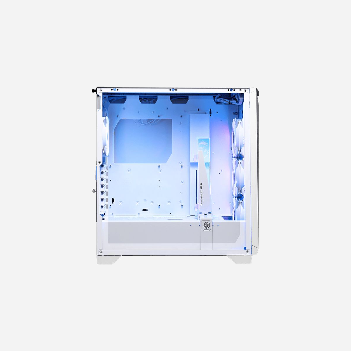 MSI MPG GUNGNIR 300R AIRFLOW WHITE Boîtier PC Midi Tower ATX/EATX/mATX/ITX, 3x120mm avant, 1x120mm arrière, USB 3.2 Gen 1/2, Radiateur 360mm - MSI MPG GUNGNIR 300R AIRFLOW WHITE. Format: Midi Tower, Type: PC, Couleur du produit: Blanc. Ventilateurs installés avant: 3x 120 mm, Prise en charge des diamètres des ventilateurs avants: 120,140 mm, Ventilateurs arrières installés: 1x 120 mm. Tailles de disques durs supportées: 2.5,3.5". Largeur: 235 mm, Profondeur: 505 mm, Hauteur: 510 mm. Poids du paquet: 13,2 kg