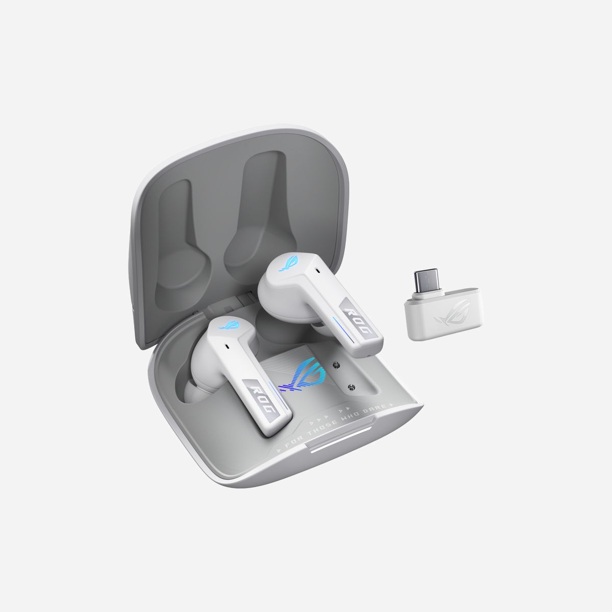 ASUS ROG Cetra Speednova Blanc - Écouteurs True Wireless Stereo (TWS) Bluetooth 5.3, 20-40000Hz, IPX4, Microphone, Autonomie 46h, Android/iOS - ASUS ROG Cetra True Wireless Speednova. Type de produit: Casque. Technologie de connectivité: True Wireless Stereo (TWS), Bluetooth. Utilisation recommandée: Jouer. Fréquence des écouteurs: 20 - 40000 Hz. Poids: 77 g. Couleur du produit: Blanc