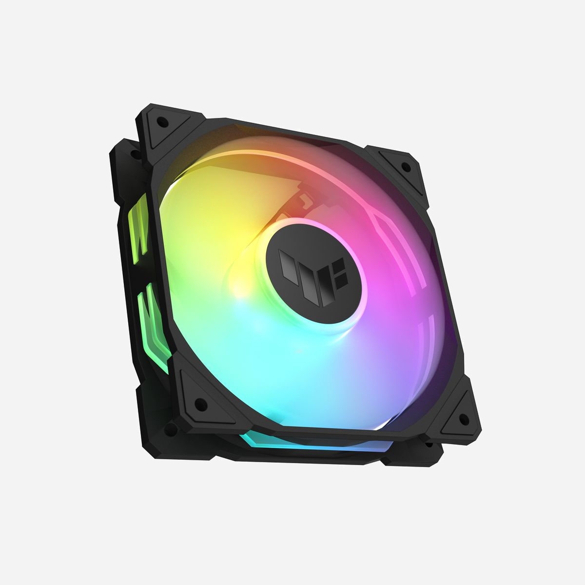 ASUS TUF Gaming TR120 ARGB Reverse Fan 12cm - Ventilateur PC 120x120x28mm, 1800-2200tr/min, 29dB, 76.3CFM, 2.75mmH2O, Roulement Hydraulique, 16 LEDs - ASUS TUF Gaming TR120 ARGB Reverse Fan - Single Pack. Type: Ventilateur, Diamètre du ventilateur: 12 cm, Type de roulement: Hydraulique. Couleur du produit: Noir