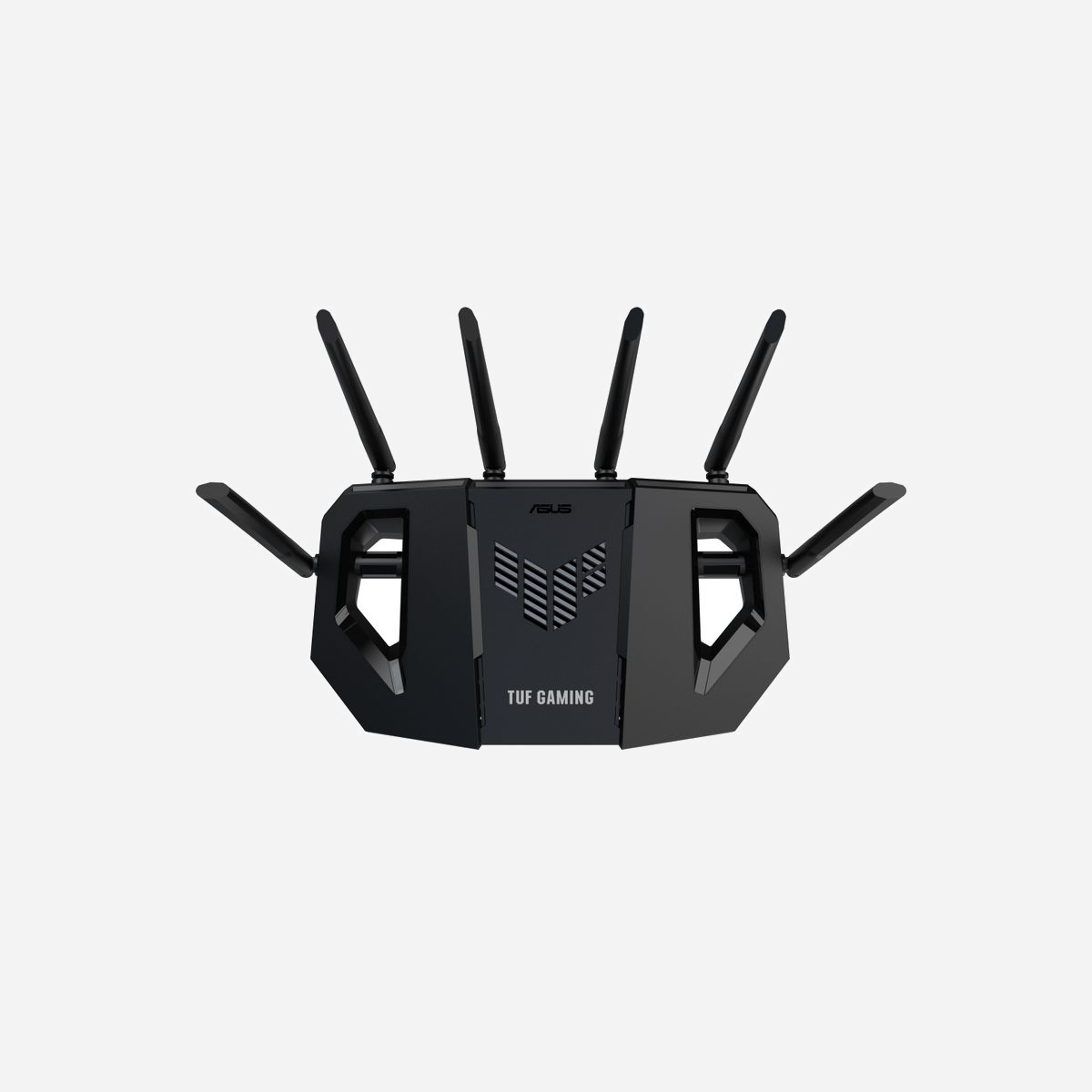 ASUS TUF Gaming BE6500 Routeur WiFi 7 (802.11be) 6500 Mbps Bi-bande, 4x 2.5 Gigabit Ethernet, 1x USB 3.2, VPN Client/Serveur, Quad-Core 1.5 GHz - ASUS TUF Gaming BE6500 (TUF-BE6500). Type de connexion WAN: RJ-45. Bande Wi-Fi: Bi-bande (2,4 GHz / 5 GHz), Norme Wi-Fi: Wi-Fi 7 (802.11be), Débit de transfert des données WLAN (max): 6500 Mbit/s. Type d'interface LAN Ethernet: 2.5 Gigabit Ethernet, Support de VPN: Instant Guard VPN Client L2TP VPN Client Open VPN VPN Client PPTP VPN Client WireGuard VPN Server.... Algorithme de sécurité soutenu: WPA-Enterprise, WPA-PSK2, WPA2-Enterprise, WPA2-Personal, WPA3-Enterprise, WPA3-Personal, WPS, Pare-feu de sécurité: Maximum Firewall Keyword Filter : 64 • Maximum Firewall Network Service Filter : 32 • Maximum.... Type de produit: Routeur, Couleur du produit: Noir, Voyants: LAN, Énergie, WAN