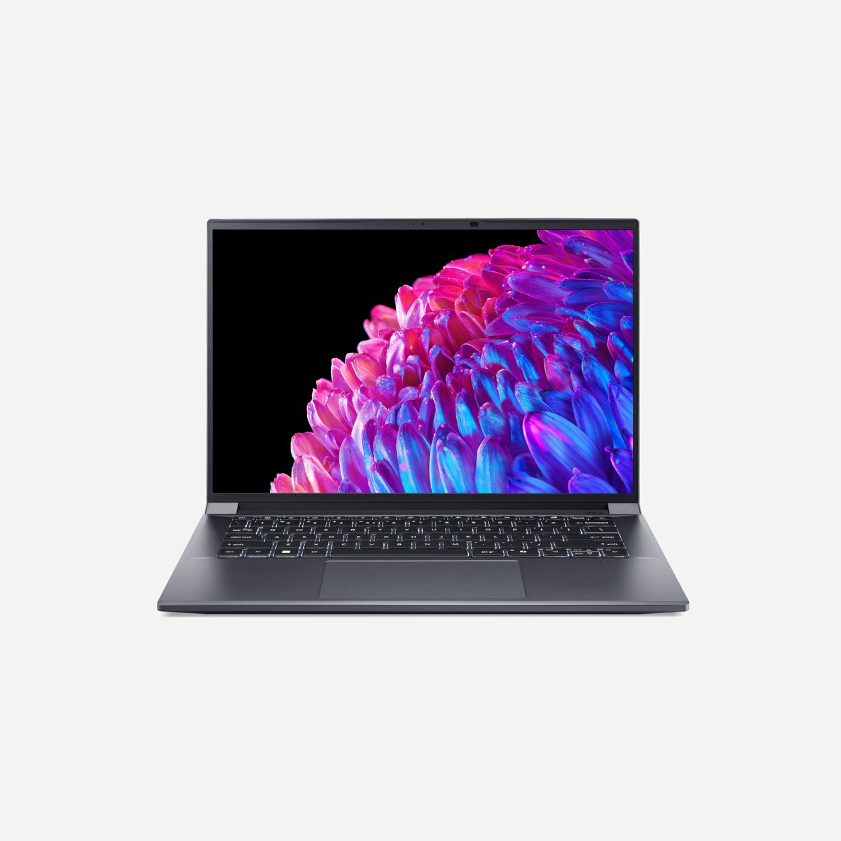 Acer Swift SFX14-72G-57B5 : Intel Core Ultra 5 125H, 32Go LPDDR5, 1To SSD, NVIDIA GeForce RTX 4050, 14.5" 2.8K OLED, Wi-Fi 6, Windows 11 Pro - Acer Swift SFX14-72G-57B5. Type de produit: Ordinateur portable, Format: Clapet. Famille de processeur: Intel Core Ultra 5, Modèle de processeur: 125H. Taille de l'écran: 36,8 cm (14.5"), Type HD: 2.8K, Résolution de l'écran: 2880 x 1800 pixels. Mémoire interne: 32 Go, Type de mémoire interne: LPDDR5-SDRAM. Capacité totale de stockage: 1 To, Supports de stockage: SSD. Modèle d'adaptateur graphique inclus: Intel Arc Graphics, Modèle d'adaptateur graphique distinct: NVIDIA GeForce RTX 4050. Système d'exploitation installé: Windows 11 Pro. Couleur du produit: Gris