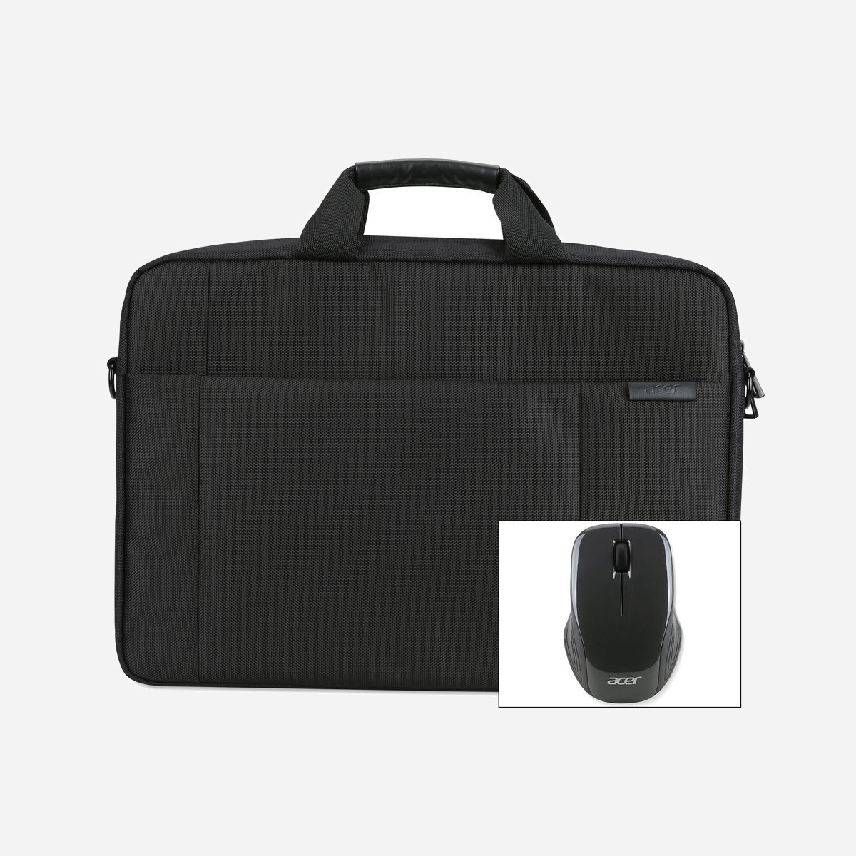 Acer Options Pack Care Gold 15.6" Malette Noire - 39.6cm - Compatible Acer - Dimensions 430x60x300mm - Référence Q3.1890B.ACG - Souris incluse - Acer 15.6" Options Pack Care Gold. Type d'étui: Malette, Taille maximale de l’écran: 39,6 cm (15.6"). Souris incluse