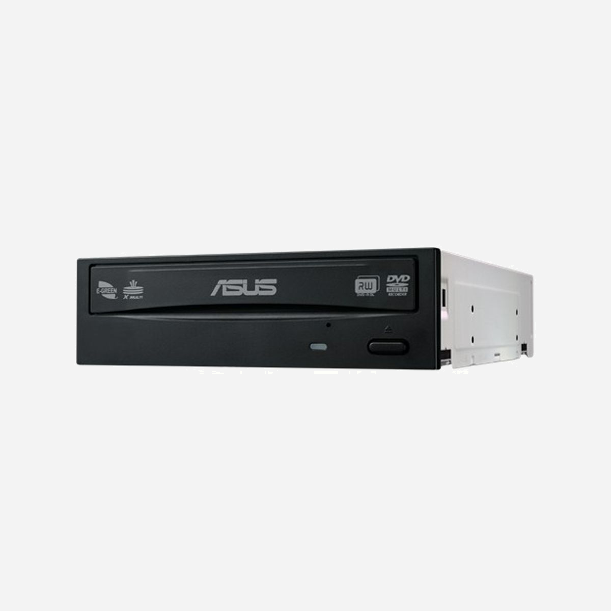 ASUS DRW-24D5MT - Lecteur Optique Interne DVD Super Multi DL Noir - Interface SATA - Lecture CD 48x, DVD 16x - Ecriture CD 48x, DVD+R 24x - Windows Supporté - ASUS DRW-24D5MT. Couleur du produit: Noir, Montage: Verticale/Horizontale. Utilité: Bureau, Lecteur optique: DVD Super Multi DL, Interface: SATA. Vitesse d'écriture des DVD+R: 24x, Vitesse d'écriture des CD-R: 48x, Vitesse d'écriture des CD-RW: 24x. Vitesse de lecture des CD-R: 48x, Vitesse de lecture des CD-RW: 40x, Vitesse de lecture des CD-ROM: 48x. Lecteur DVD temps d'accès aléatoire moyen: 145 ms, Temps moyen d'accès aléatoire au lecteur CD-ROM: 125 ms