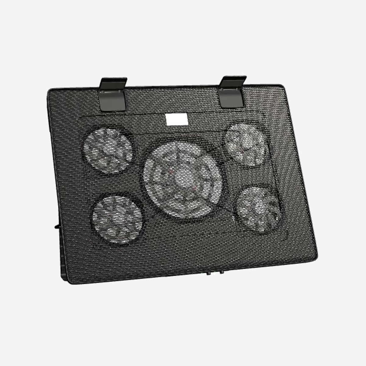 Mars Gaming MNBC2 - Refroidisseur PC Portable 17.3" - 5 Ventilateurs (1x12cm + 4x7cm) 1000-2000RPM 74.35CFM 20dB - USB 2.0 - Éclairage Rouge - Gardez votre ordinateur portable au frais avec le support MNBC2. Jouez sans soucis grâce à la puissance de cette base de refroidissement conçue spécialement pour les ordinateurs portables de jeu haute puissance.<br><br><b>Un design spectaculaire</b><br>Le MNBC2, fabriqué avec une structure très résistante en acier et en plastique ABS de haute qualité, dispose d'un éclairage LED rouge impressionnant qui maintient la ligne de design rouge et noire caractéristique de Mars Gaming.<br><br><b>Refroidissement extrême</b><br>Le support de refroidissement MNBC2 est spécialement conçu pour les ordinateurs portables de jeu ultra-puissants avec fonction support jusqu'à 17,3". Il est doté de la technologie exclusive de flux d'air UA5 avec 5 ventilateurs ultra-silencieux de 12 et 7 cm qui vous permettront de créer un refroidissement zoné adapté à vos besoins. Grâce au flux d'air intense généré et à sa base sans cadre recouverte d'une grille en aluminium, vous obtiendrez des performances extrêmes de votre équipement.<br><br><b>Suppléments</b><br>Ce réfrigérateur offre confort et ergonomie dans son utilisation grâce à ses six angles d'inclinaison sélectionnables. Il comprend également deux ports USB 2.0 qui étendent la capacité de connexion de l'ordinateur en vous permettant de connecter des périphériques supplémentaires.