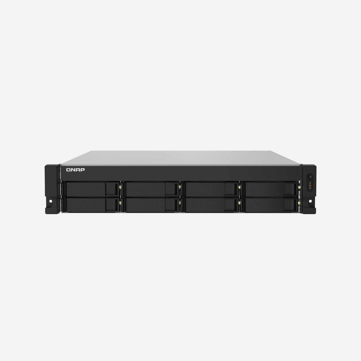 QNAP TS-832PXU-4G NAS Rack 2U 8 baies SATA 6Gb/s 2x10GbE SFP+ 2x2.5GbE Annapurna Labs AL324 4Go DDR4 (max 16Go) PCIe Gen2 x2 - Grâce aux ports réseau 10GbE SFP+ et 2,5GbE, le TS-832PXU délivre une bande passante réseau élevée pour simplifier la collaboration en équipe et l’accès aux fichiers. Un emplacement PCIe Gen 2 x2 permet d’installer une carte d’extension QNAP pour ajouter une connectique réseau, des capacités de cache SSD ou une connectivité sans fil. Le TS-832PXU prend en charge la sauvegarde et la synchronisation, la protection sécurisée par snapshots, ainsi que les services de sauvegarde pour comptes professionnels Google™ Workspace et Microsoft 365®, tout en fournissant une restauration instantanée si besoin. Associé à la prise en charge des passerelles cloud, la mise en place d’une solution de stockage en cloud hybride n’a jamais été aussi simple.<br><br><b>Performances supérieures x débit plus rapide</b><br>Le TS-832PXU est alimenté par un processeur quad-core Annapurna Labs Alpine AL-324 ARM® Cortex®-A57 1,7 GHz avec 4 Go de RAM DDR4 (extensible jusqu’à 16 Go) et des lecteurs SATA 6 Gbit/s pour délivrer des performances supérieures. Grâce aux deux ports réseau 10GbE SFP+ et aux deux ports 2,5GbE, le TS-832PXU fournit une bande passante incroyable pour répondre à l’accès aux fichiers, à la sauvegarde/restauration et au transfert multimédia à grande vitesse. Aussi, il permet l’allocation flexible des ressources réseau pour les applications et les services individuels.<br><br><b>Mettez à niveau votre réseau pour augmenter l’efficacité de l’équipe</b><br>QNAP propose différentes solutions de réseau à haut débit à des tarifs abordables. Les switches réseau QSW fournissent des options 10GbE et 2,5GbE manageable et non manageable pour établir des réseaux à haut débit. De même, QNAP propose des cartes d'extension réseau 10GbE / 5GbE / 2,5GbE et un adaptateur USB vers 5GbE pour les appareils Windows® / Linux®. Ainsi, toutes vos stations de travail peuvent profiter de réseaux à haut débit.<br><br><b>Augmentez les performances du NAS avec des SSD</b><br>Avec les SSD qui deviennent plus abordables, leur utilisation sur des NAS peut améliorer les performances sans nécessiter un lourd investissement. Le TS-832PXU prend en charge la technologie de cache SSD, le stockage à hiérarchisation automatique Qtier™ et le surprovisionnement SSD, ce qui vous aide à équilibrer les performances de stockage, l’allocation de stockage et les dépenses en informatique.<br><br><b>Équilibrez les performances et les capacités</b><br>Boostez les performances du NAS en activant le cache SSD. Associé à la technologie de hiérarchisation automatique Qtier™, vous pouvez trouver la parfaite configuration de stockage entre les SSD haute performance et les disques durs grande capacité tout en équilibrant les performances et les coûts.<br><br><b>Augmentez la durée de vie des SSD</b><br>L’over-provisioning en SSD permet d’ajouter de 1 à 60 % d’espace réservé pour éviter une dégradation des performances, ce qui aide à augmenter la stabilité du système et à prolonger la durée de vie des SSD.<br><br><b>Sauvegarde, accès et synchronisation des fichiers Multi-point</b><br>HBS (Hybrid Backup Sync) consolide la sauvegarde, la restauration et la synchronisation des données. Avec une connectivité 10GbE à haut débit, vous pouvez facilement sauvegarder ou synchroniser les données vers un autre NAS QNAP, serveur distant ou stockage en cloud afin d’établir une solution de récupération après sinistre fiable. Qsync transforme le TS-832PXU en centre de données sécurisé et à grande capacité pour la synchronisation des fichiers. Tout fichier transféré vers le TS-832PXU sera rendu disponible sur tous les appareils liés, tels que les ordinateurs de bureau ou portables et les appareils mobiles. Vous pouvez également synchroniser les dossiers partagés ou créer des dossiers d’équipe afin d’améliorer la collaboration en équipe.<br><br><b>Retrouvez facilement et organisez automatiquement les fichiers et les photos</b><br>Le TS-832PXU propose un confort supérieur dans la gestion des fichiers. Vous pouvez rapidement retrouver des fichiers à l’aide de Qsirch, organiser les photos à l’aide de QuMagie et les archiver automatiquement avec Qfiling.<br><br><b>Recherche de fichiers</b><br>Qsirch retrouve rapidement des images, de la musique, des vidéos, des documents, des e-mails et autres fichiers à l’aide de mots-clés, de couleurs et de différents filtres.<br><br><b>Gestion des photos</b><br>QuMagie identifie les personnes et les objets dans les photos et prend en charge le classement automatisé des photos, ce qui vous permet de retrouver facilement des photos similaires.<br><br><b>Archivage automatique</b><br>Qfiling automatise l’organisation ou le recyclage des fichiers en fonction de règles autoconfigurées, ce qui améliore fortement l’efficacité au travail.<br><br><b>Sécurisez les sauvegardes Google™ Workspace et Microsoft 365®</b><br>Les avantages des solutions Software as a Service (SaaS) telles que Google™ Workspace et Microsoft 365® a conduit à son adoption par de nombreuses entreprises et organisations. Néanmoins, de nombreux utilisateurs ne parviennent pas à protéger ces données cloud contre la perte de données, les limites de récupération de données et l’erreur humaine. Le TS-832PXU inclut QNAP Boxafe, ce qui vous permet de sauvegarder les fichiers, les e-mails, les calendriers et les contacts de Google™ Workspace et de Microsoft 365® pour fournir une couche supplémentaire de protection des données pour les données cloud professionnelles.<br><br><b>Accès aux données cloud à faible latence grâce aux passerelles de stockage en cloud</b><br>En déployant les passerelles de stockage en cloud et en activant le cache local sur le TS-832PXU, vous pouvez parfaitement utiliser le cloud pour le stockage, la sauvegarde et la restauration des données avec un accès à faible latence, offrant ainsi une expérience de cloud hybride innovante.<br><br><b>Passerelle cloud basée sur les fichiers HybridMount</b><br>Augmentez de manière flexible votre capacité de stockage en vous connectant au stockage en cloud. Vous pouvez tirer profit des applis QTS pour gérer et éditer vos fichiers cloud ou surveiller les fichiers multimédia. HybridMount s'avère idéal pour la collaboration en ligne à travers des serveurs de fichiers et pour l’analyse des données au niveau fichiers.<br><br><b>Passerelle cloud basée sur les blocs VJBOD Cloud</b><br>VJBOD Cloud prend en charge la sauvegarde des données du NAS vers le stockage en cloud basé sur les blocs. La transmission des données basées sur les blocs transfère les données aléatoires et les fichiers volumineux vers le cloud en blocs. De plus, elle transmet uniquement les modifications de volume ou de LUN basé sur les blocs. Ceci est idéal pour sauvegarder des LUN, des bases de données et des fichiers confidentiels.<br><br><b>Extension flexible de la capacité de stockage, le cas échéant</b><br>Vous pouvez facilement augmenter la capacité de stockage du TS-832PXU afin de répondre aux exigences des données croissantes. Il vous suffit de connecter un boîtier d’extension RAID TR QNAP ou un JBOD TL pour augmenter l’espace de stockage à la demande. Grâce à la technologie Virtual JBOD (VJBOD) de QNAP, l’espace non utilisé du TS-832PXU peut aussi être utilisé pour augmenter l’espace de stockage d’un autre NAS QNAP.<br><br><b>Extensibilité PCIe pour un plus grand potentiel des applications</b><br>Le TS-832PXU comprend un emplacement PCIe Gen 2 x2 qui vous permet d’augmenter le potentiel de ses applications en installant une carte PCIe compatible.<br><br><b>Carte réseau</b><br>Ajoutez des ports réseau 2,5GbE / 5GbE / 10GbE pour booster les tâches exigeantes en bande passante, telles que la transmission de données volumineuses ainsi que la sauvegarde/récupération rapide.<br><br><b>Carte QM2</b><br>Ajoutez un cache SSD M.2 ou une connectivité 10GbE (10GBASE-T) au NAS pour des performances et une bande passante optimisées.<br><br><b>Carte USB</b><br>Ajoutez une carte d’extension USB 3.2 Gen 2 QNAP pour profiter des performances de transfert de données à 10 Gbit/s avec les nouveaux appareils USB plus rapides afin de transférer des fichiers multimédia volumineux.