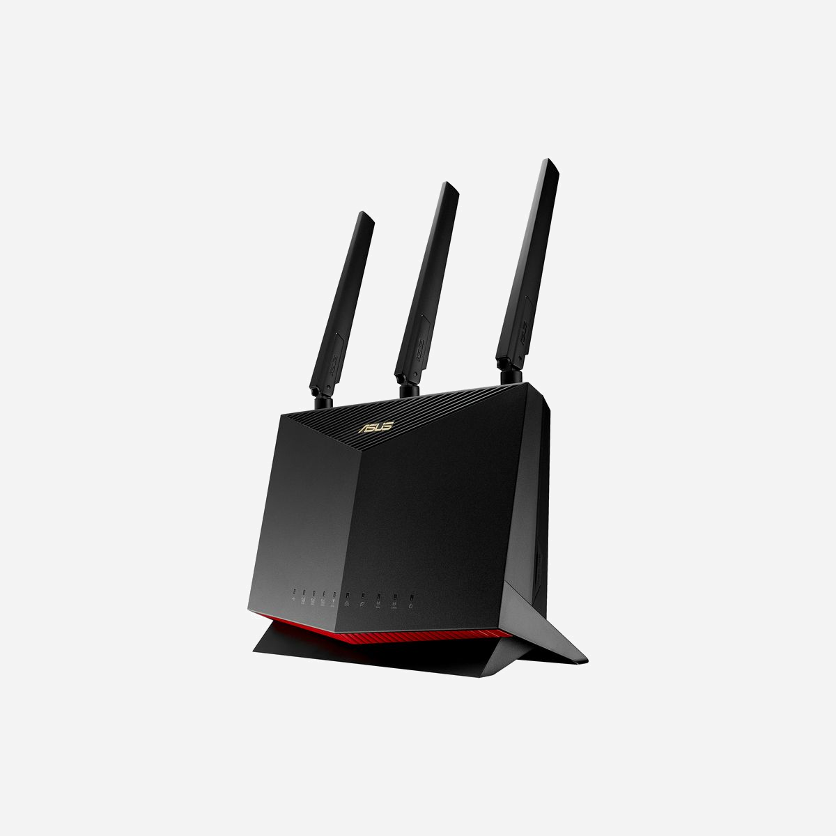ASUS 4G-AC86U Routeur Wi-Fi 5 Bi-bande Gigabit Ethernet, 4G LTE, Port SIM, 4 ports LAN, 1 port USB 2.0, MU-MIMO, QoS, Antenne 6x 3dBi - ASUS 4G-AC86U. Type de connexion WAN: RJ-45. Bande Wi-Fi: Bi-bande (2,4 GHz / 5 GHz), Norme Wi-Fi: Wi-Fi 5 (802.11ac), Débit de transfert des données WLAN (max): 2533 Mbit/s. Type d'interface LAN Ethernet: Gigabit Ethernet, LAN Ethernet : taux de transfert des données: 10,100,1000 Mbit/s, Standards réseau: IEEE 802.11a, IEEE 802.11ac, IEEE 802.11b, IEEE 802.11g, IEEE 802.11n. Génération de réseau mobile: 4G, Normes 3G: UMTS, Norme 4G: LTE-TDD & LTE-FDD. Algorithme de sécurité soutenu: WPS, Fonction NAT: PPTP, L2TP, IPSec, RTSP, H.323, SIP Passthrough, PPPoE relay
