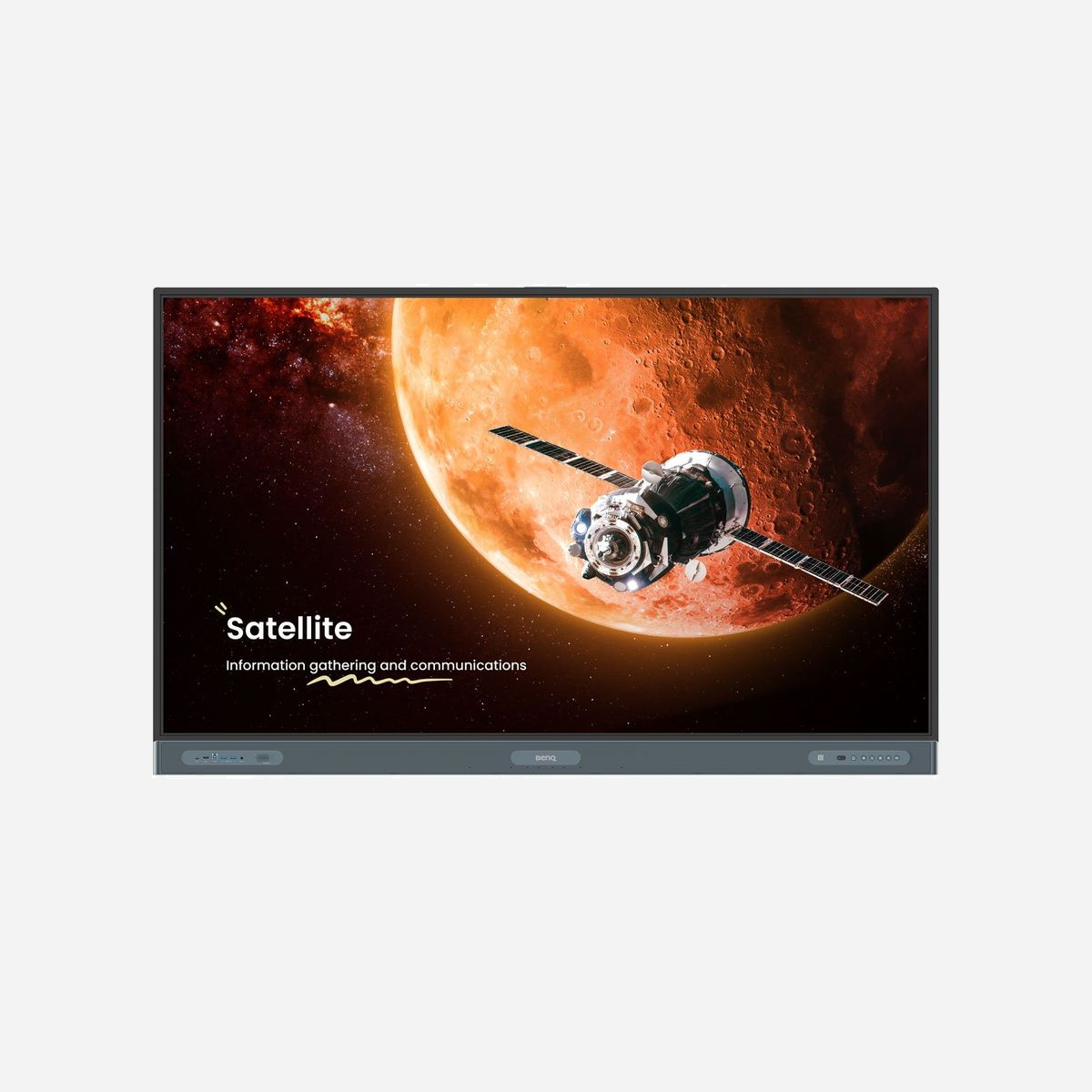 BenQ RP6504 - Ecran Interactif Tactile 65" 4K UHD IPS 450cd/m² - Android 13 - ARM Cortex A78/A55 - 8Go RAM - 64Go ROM - WiFi/BT - HDMI/DP - BenQ RP6504. Taille de l'écran: 165,1 cm (65"), Espace de travail: 1428,5 x 803,5 mm, Luminosité de l'écran: 450 cd/m². Système d'exploitation installé: Android, L'architecture du processeur: ARM Cortex A78 + ARM Cortex A55, Mémoire utilisateur: 64 Go. Puissance de haut-parleur: 20 W, Puissance RMS du Subwoofer: 16 W. LAN Ethernet : taux de transfert des données: 10,100,1000 Mbit/s. Connecteur USB: USB Type-A, USB Type-B, USB Type-C, Version de DisplayPort: 1.2a, Connection d'un micro: 3,5 mm