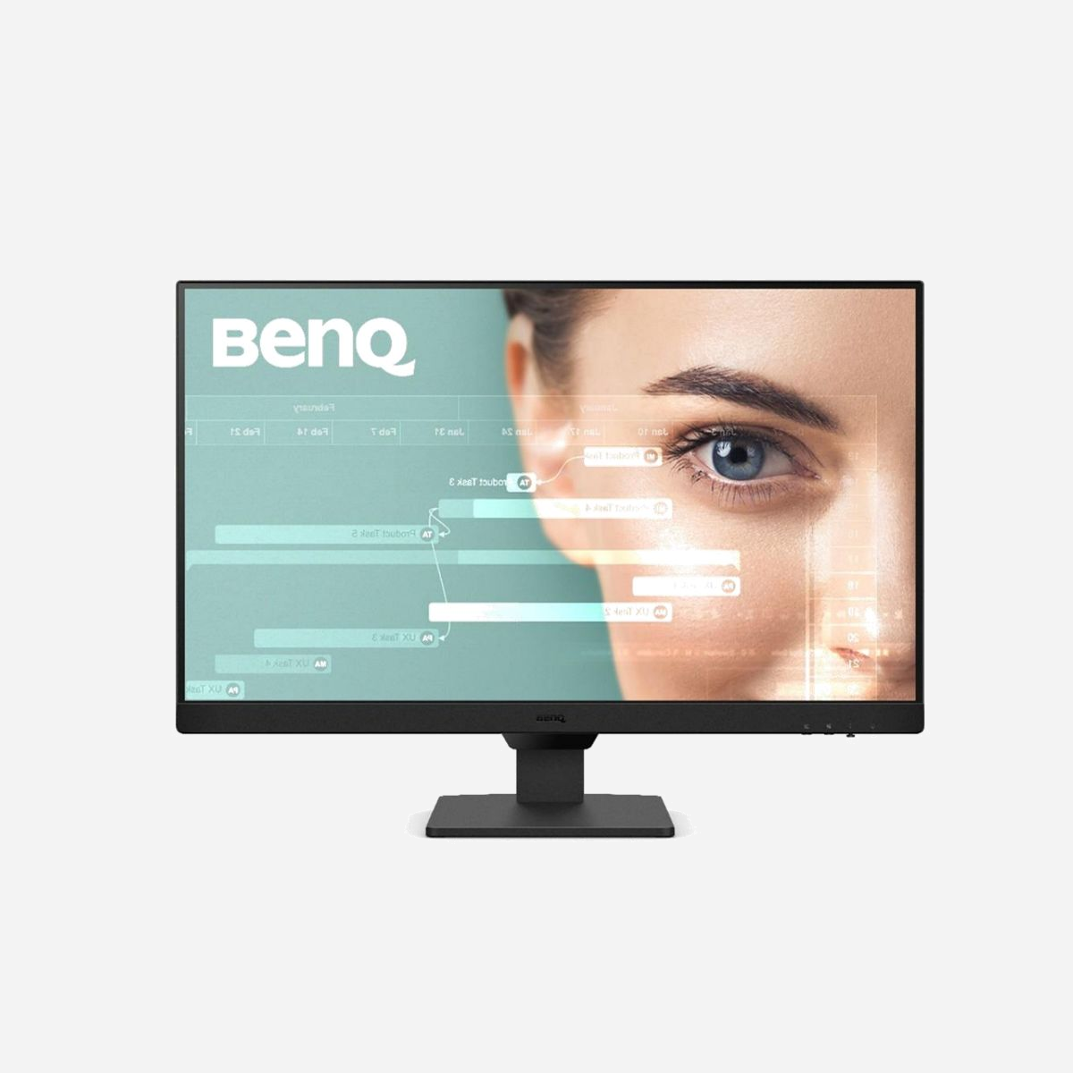 BenQ GW2490 Écran 23.8" FHD IPS 1920x1080 5ms 100Hz, HDMI/DisplayPort, Haut-parleurs intégrés, VESA 100x100, Noir, sRGB 99% - BenQ GW2490. Taille de l'écran: 60,5 cm (23.8"), Résolution de l'écran: 1920 x 1080 pixels, Type HD: Full HD, Temps de réponse: 5 ms, Format d'image: 16:9, Angle de vision horizontal: 178°, Angle de vision vertical: 178°. Haut-parleurs intégrés. Montage VESA. Couleur du produit: Noir
