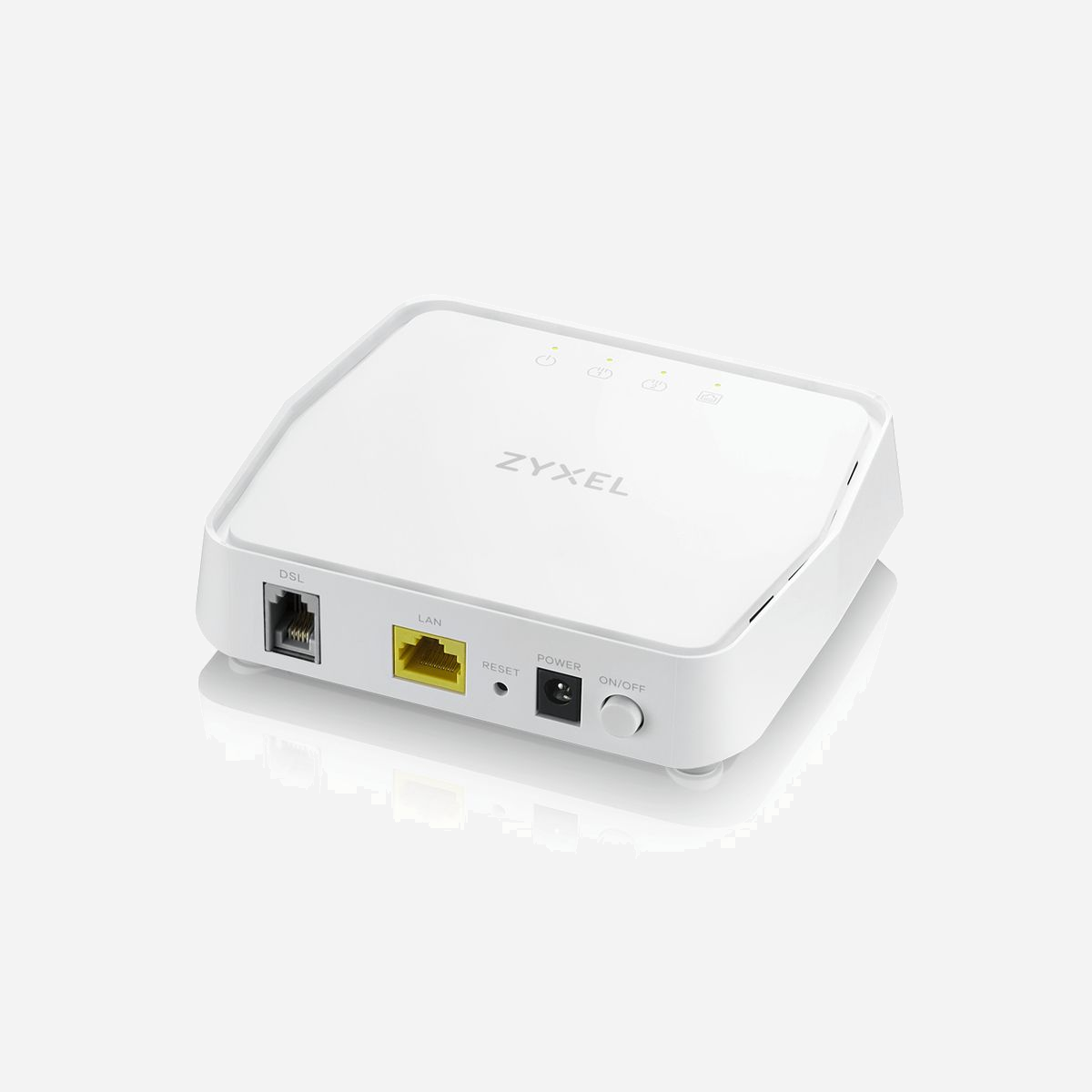 Zyxel VMG4005-B50A Routeur Modem VDSL/VDSL2 Gigabit Ethernet, 1 port RJ-45, 1 port RJ-11, QoS, Firewall, VLAN, débit descendant 300 Mbit/s - Zyxel VMG4005-B50A. Standards réseau: IEEE 802.1D, IEEE 802.1Q, Type d'interface Ethernet: Gigabit Ethernet, Technologie de cablâge: 10/100/1000Base-T(X). Débit descendant: 300 Mbit/s. Protocoles de gestion: Web/HTTP. Couleur du produit: Blanc, Voyants: LAN, Énergie. Courant d'entrée: 1 A