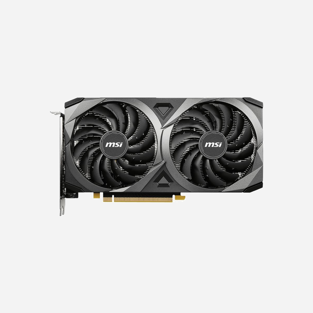 Carte graphique MSI GeForce RTX 3060 Ventus 2X 12G OC, 12Go GDDR6, PCIe 4.0, 192-bit, HDMI 2.1, DisplayPort 1.4, 1807MHz Boost Clock, NVIDIA G-SYNC, 2 ventilateurs - MSI VENTUS GeForce RTX 3060 2X 12G OC. Processeur graphique famille: NVIDIA, Processeur graphique: GeForce RTX 3060. Mémoire carte graphique distincte: 12 Go, Type de mémoire de l'adaptateur graphique: GDDR6, Mémoire Bus: 192 bit. Résolution maximale: 7680 x 4320 pixels. Version DirectX: 12.0, Version OpenGL: 4.6. Type d'interface: PCI Express 4.0. Type de refroidissement: Actif, Nombre de ventilateurs: 2 ventilateur(s)