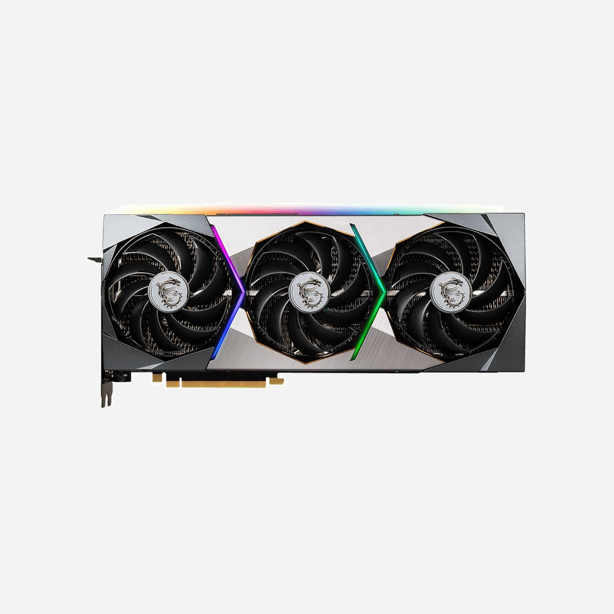 MSI GeForce RTX 3070 Ti SUPRIM X 8G, 8 Go GDDR6X, PCI Express 4.0, 1875 MHz, HDMI 2.1, DisplayPort 1.4a, Refroidissement Actif Tri-Fan - MSI SUPRIM GeForce RTX 3070 Ti X 8G. Processeur graphique famille: NVIDIA, Processeur graphique: GeForce RTX 3070 Ti. Mémoire carte graphique distincte: 8 Go, Type de mémoire de l'adaptateur graphique: GDDR6X, Mémoire Bus: 256 bit. Résolution maximale: 7680 x 4320 pixels. Version DirectX: 12.0, Version OpenGL: 4.6. Type d'interface: PCI Express 4.0. Type de refroidissement: Actif, Nombre de ventilateurs: 3 ventilateur(s), Couleur de l'éclairage: Multi