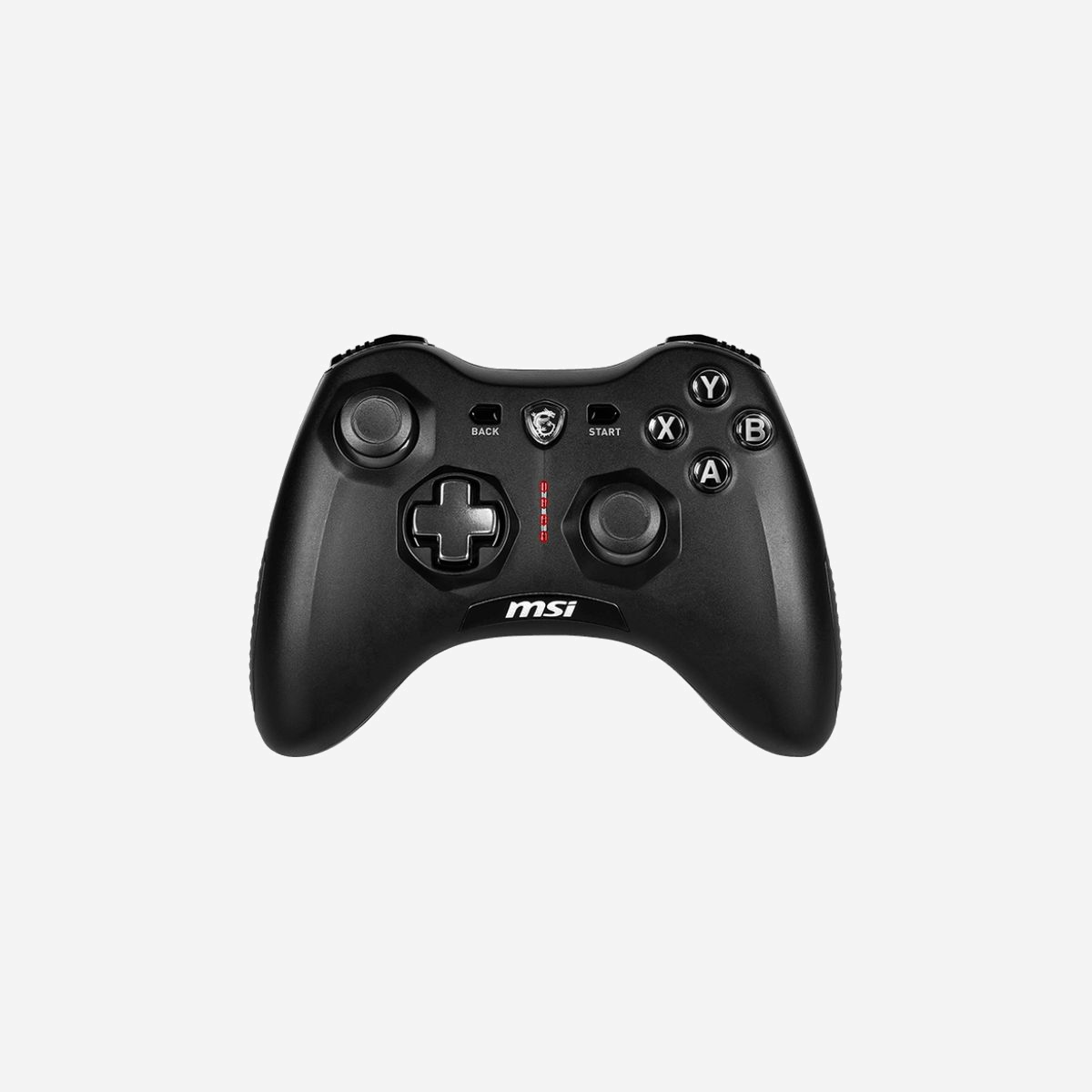MSI Force GC20 V2 Manette de Jeu USB 2.0 Filaire Noir, Analogique/Numérique, Android/PC, Touches Macro/Turbo, Câble 2m, Compatible Windows - MSI Force GC20 V2. Type d'appareil: Manette de jeu, Plates-formes de jeux prises en charge: Android, PC, Touches de fonction de contrôle de jeux: Touche Retour, Croix directionnelle, Touche Macro, Bouton d'allumage, Bouton Démarrer, Touche Turbo. Technologie de connectivité: Avec fil, Interface de l'appareil: USB 2.0. Couleur du produit: Noir, Longueur de câble: 2 m. Source d'alimentation: Cable. Prise en charge du système d'exploitation Windows: Windows 10, Windows 7, Windows 8.1