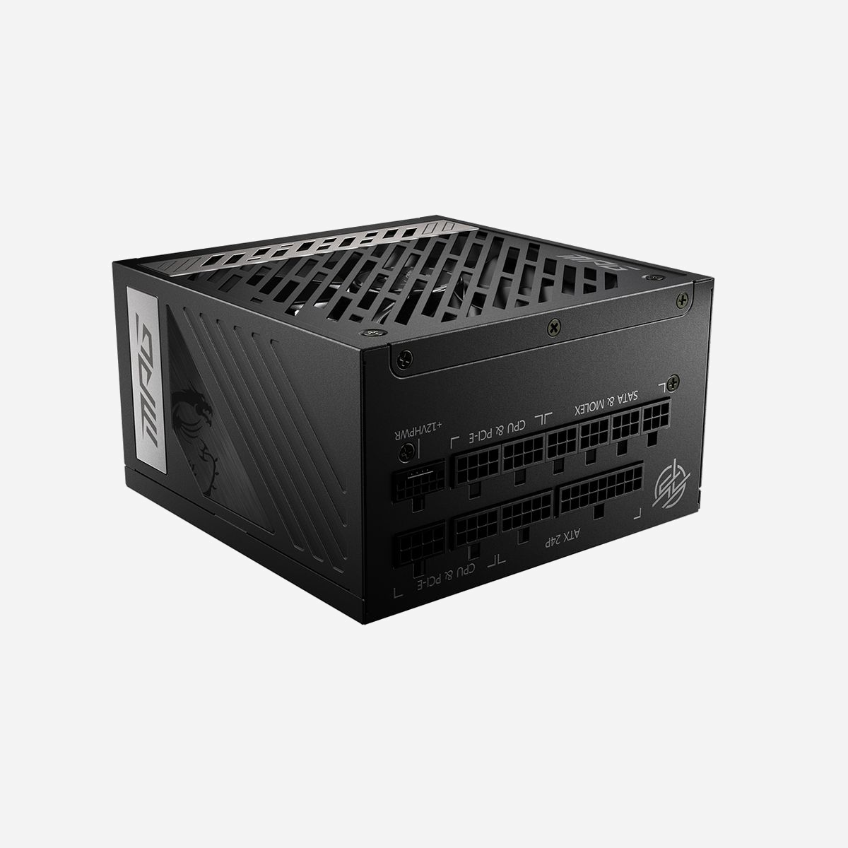 MSI MPG A1000G PCIE5 - Alimentation 1000W ATX 3.0 80+ Gold, Condensateurs Japonais 105°C, Ventilateur 135mm FDB, Connecteur PCIe 5.0, Entièrement Modulaire - <b>PRENEZ DE L'AVANCE ET DÉVOILEZ VOTRE STYLE</b><br>La série MPG met en avant des produits stylés au look véritablement unique et capables de répondre avec aisance aux défis du monde gaming. Grâce à des performances et une élégance extraordinaires, la série MPG définit le futur des tendances gaming.<br><br>Les blocs d'alimentation MPG arborent un style et des couleurs uniques, avec des lignes rappelant des lasers et exprimant totalement l'esprit original et créatif de la série MPG.<br><br><b>COMPATIBLE ATX 3.0</b><br>Le port de sortie est compatible avec les normes PCIe 5.0 et Intel PSDG (Power Supply Design Guide) ATX 3.0. Aussi, ce bloc d'alimentation peut supporter une excursion de puissance totale deux fois plus élevée et une excursion de puissance GPU trois fois plus élevée.<br><br><b>MUSCLEZ VOTRE JEU</b><br>Le connecteur PCIe 5.0 à 16 broches natif permet au bloc d'alimentation de prendre en charge les cartes graphiques Nvidia® GeForce RTX® série 40 de dernière génération. En effet, il peut facilement supporter les 600 watts requis par ces cartes graphiques PCIe 5.0.<br><br><b>CERTIFICATION 80 PLUS GOLD</b><br>L'efficacité de votre bloc d'alimentation influence directement les performances de votre PC et sa consommation. La certification 80 Plus Gold garantit une consommation d'énergie réduite et une efficacité plus élevée.<br><br><b>ALIMENTATION MONORAIL</b><br>Le bloc d'alimentation MPG A1000G PCIE5 est monorail et peut ainsi délivrer une alimentation précise à vos composants. Pour assurer les meilleures performances possibles à votre carte graphique et votre processeur, le bloc MPG A1000G PCIE5 vous propose cinq slots CPU et PCIe, ce qui est plus qu'assez pour répondre à vos besoins.<br><br><b>SUPPORT DE TOUTES LES CARTES GRAPHIQUES</b><br>Ce bloc d'alimentation peut prendre en charge les cartes graphiques NVIDIA et AMD. Pensés pour répondre aux besoins les plus exigeants, ses connecteurs peuvent supporter différents types de câbles d'alimentation et différents types de cartes graphiques.<br><br><b>Mode 0 RPM</b><br>Le mode 0 RPM s'active et arrête le ventilateur quand le TDP est inférieur à 40 % afin d'économiser de l'énergie et de réduire le bruit.<br><br><b>ROULEMENT HYDRODYNAMIQUE</b><br>Le ventilateur dispose d'un roulement hydrodynamique qui réduit efficacement les bruits de friction et augmente la durée de vie du ventilateur.<br><br><b>CONDENSATEURS JAPONAIS</b><br>Afin d'offrir une qualité de produit irréprochable et des performances stables, ce bloc d'alimentation est équipé de condensateurs 105°C fabriqués au Japon.