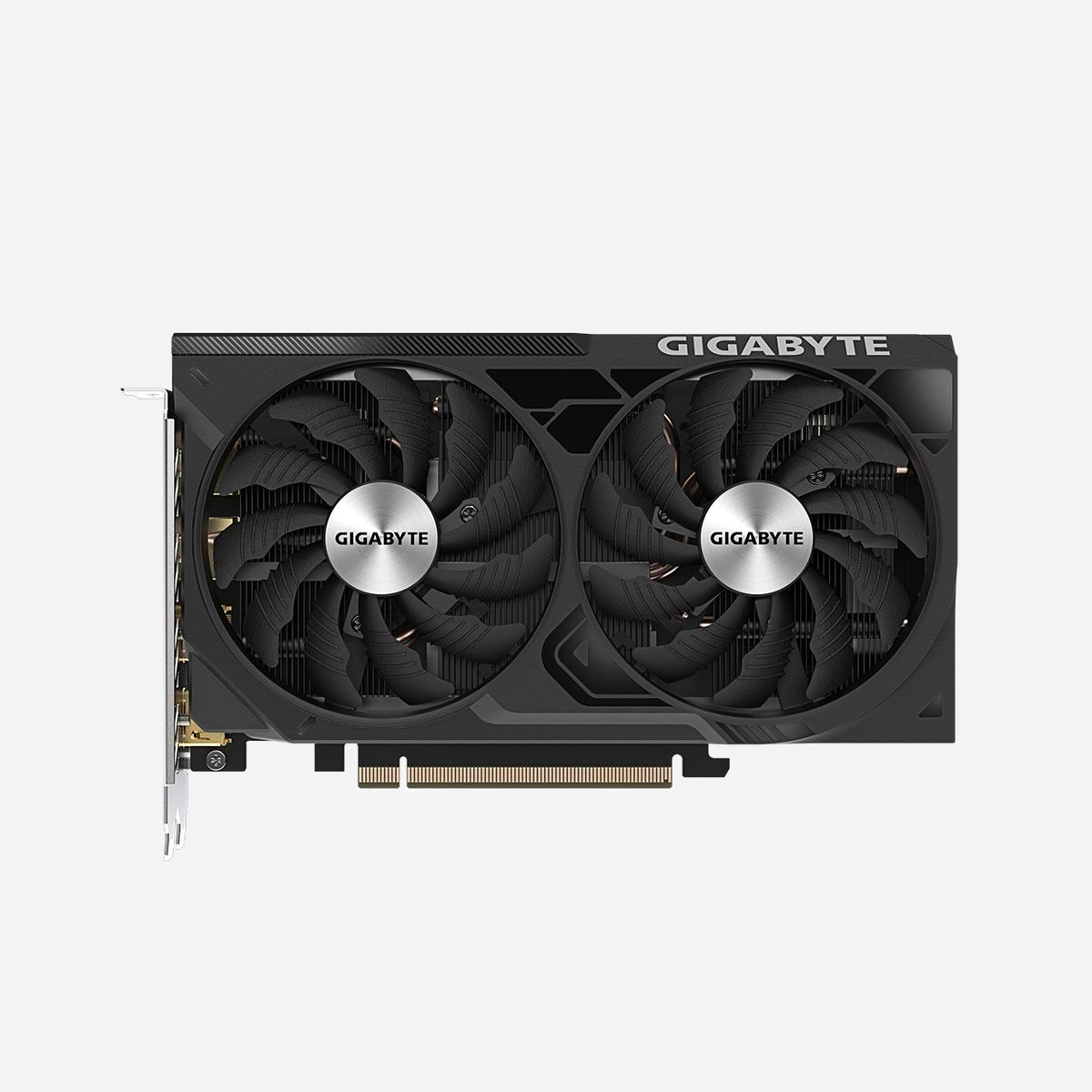 GIGABYTE GeForce RTX 4060 Ti WINDFORCE OC 8GB GDDR6, Fréquence OC 2550 MHz, 4352 CUDA Cores, PCI Express 4.0, 2x DisplayPort 1.4a, 2x HDMI 2.1a - GIGABYTE GeForce RTX 4060 Ti WINDFORCE OC. Processeur graphique famille: NVIDIA, Processeur graphique: GeForce RTX 4060 Ti. Mémoire carte graphique distincte: 8 Go, Type de mémoire de l'adaptateur graphique: GDDR6, Mémoire Bus: 128 bit. Résolution maximale: 7680 x 4320 pixels. Version DirectX: 12 Ultimate, Version OpenGL: 4.6. Type d'interface: PCI Express 4.0. Type de refroidissement: Actif, Nombre de ventilateurs: 2 ventilateur(s)