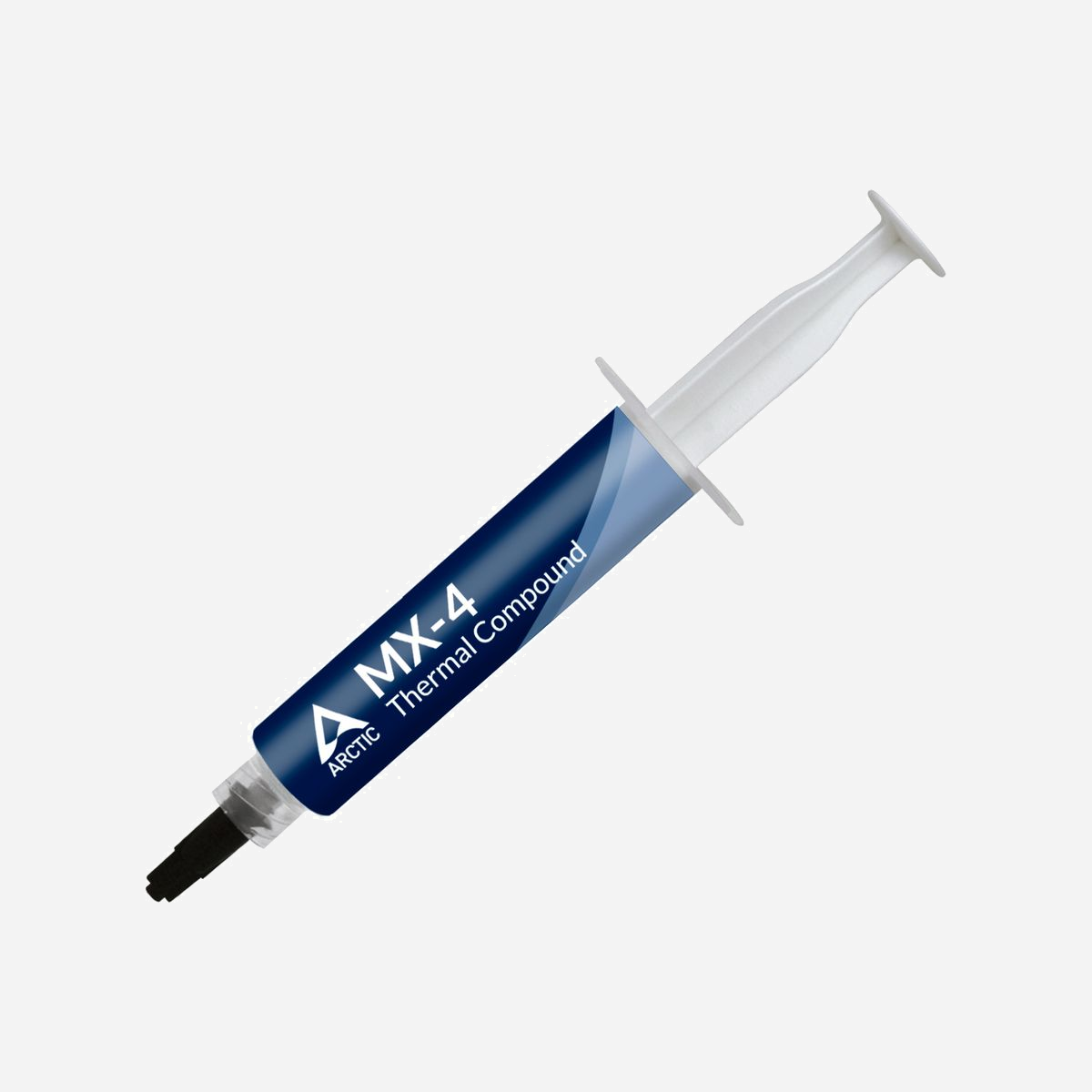 ARCTIC MX-4 Pâte Thermique 45g - Conductivité 8.5 W/m·K, Densité 2.5 g/cm³, Non-Conductrice, RoHS - Conditionnement Unique - ARCTIC MX-4. Type: Pâte thermique, Сonductibilité de la chaleur: 8,5 W/m·K, Densité: 2,5 g/cm³. Poids: 45 g. Quantité: 1 pièce(s), Largeur du colis: 197 mm, Profondeur du colis: 24 mm. Pays d'origine: Hong Kong