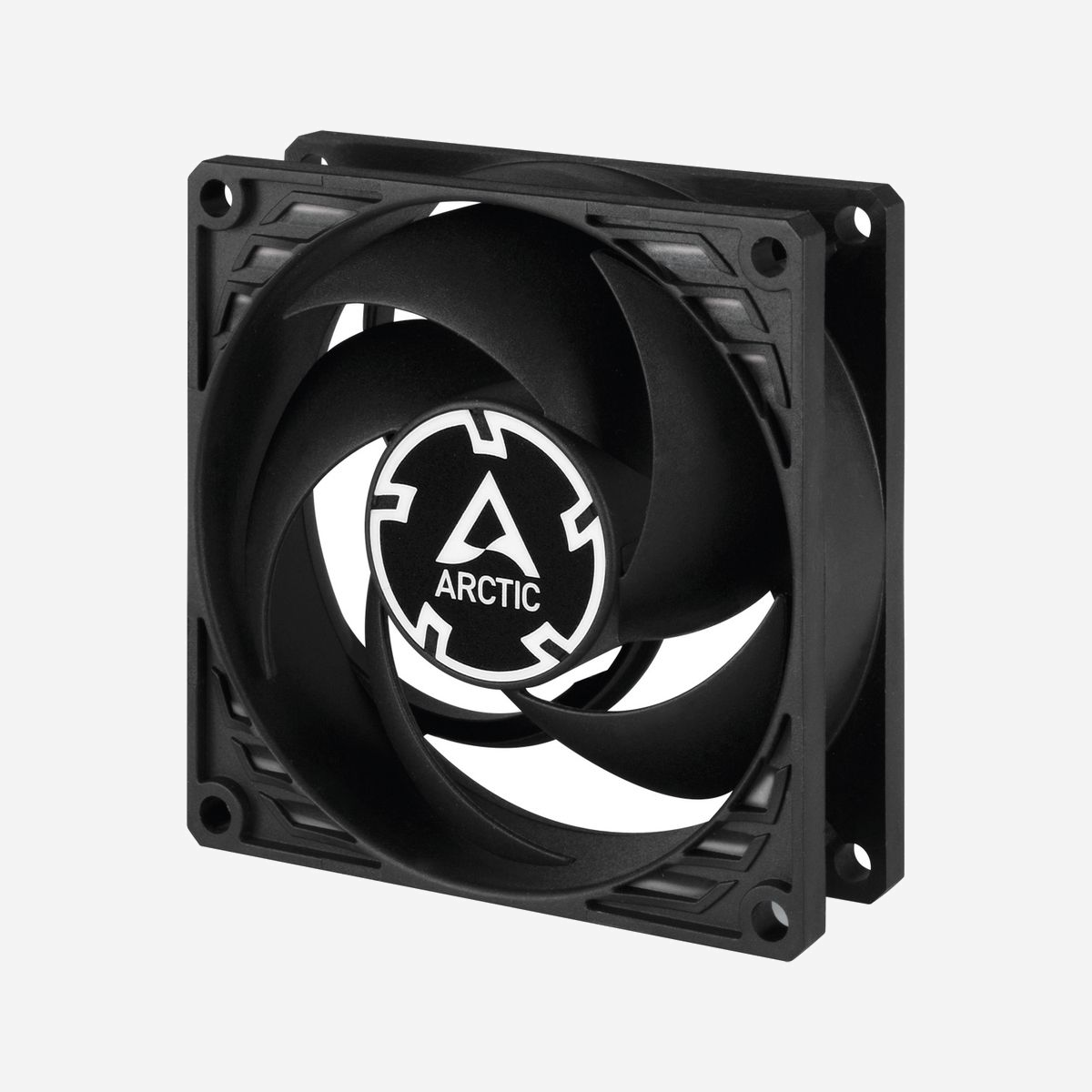 ARCTIC P8 PWM PST CO Ventilateur 80mm Noir - 80x80x25mm, 200-3000 RPM, 40.3 m³/h, 0.3 Sone, Palier FDB, Connecteur 4-Pin PWM, 12V - ARCTIC P8 PWM PST CO. Type: Ventilateur, Diamètre du ventilateur: 8 cm, Vitesse de rotation (min): 200 tr/min, Vitesse de rotation (max): 3000 tr/min, Niveau de bruit: 0,3 sone, Flux d'air: 40,3 m³/h, Pression d'air maximale: 1,9 mmH2O, Type de roulement: Palier à dynamique des fluides (FDB). Tension: 12 V. Largeur: 80 mm, Profondeur: 25 mm, Hauteur: 80 mm. Couleur du produit: Noir
