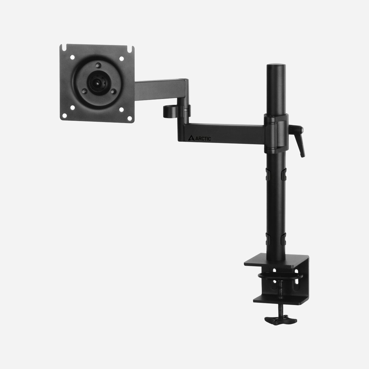 ARCTIC X1 Support Bureau Pince pour Écran 40"-43" (101.6-109.2cm), VESA 75x75/100x100mm, Charge Max 10kg, Inclinaison -15°/+15°, Noir - ARCTIC X1. Montage: Pince, Capacité de charge maximale: 10 kg, Taille minimale de l'écran: 101,6 cm (40"), Taille maximale de l’écran: 109,2 cm (43"), Compatibilité interface de montage (min): 75 x 75 mm, Compatibilité interface de montage (max): 100 x 100 mm. Angle d'inclinaison: -15 - 15°. Couleur du produit: Noir