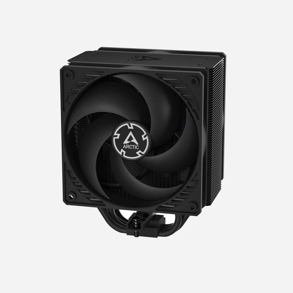 ARCTIC Freezer 36 Refroidisseur d'air CPU Noir, Ventilateur 120mm (200-1800 RPM), 4 Caloducs 6mm, PWM, Compatible Intel LGA1851/1700 & AMD AM5/AM4 - ARCTIC Freezer 36. Type: Refroidisseur d'air, Diamètre du ventilateur: 12 cm, Vitesse de rotation (min): 200 tr/min, Vitesse de rotation (max): 1800 tr/min, Type de roulement: Palier à dynamique des fluides (FDB). Largeur: 126 mm, Profondeur: 104 mm, Hauteur: 159 mm. Couleur du produit: Noir