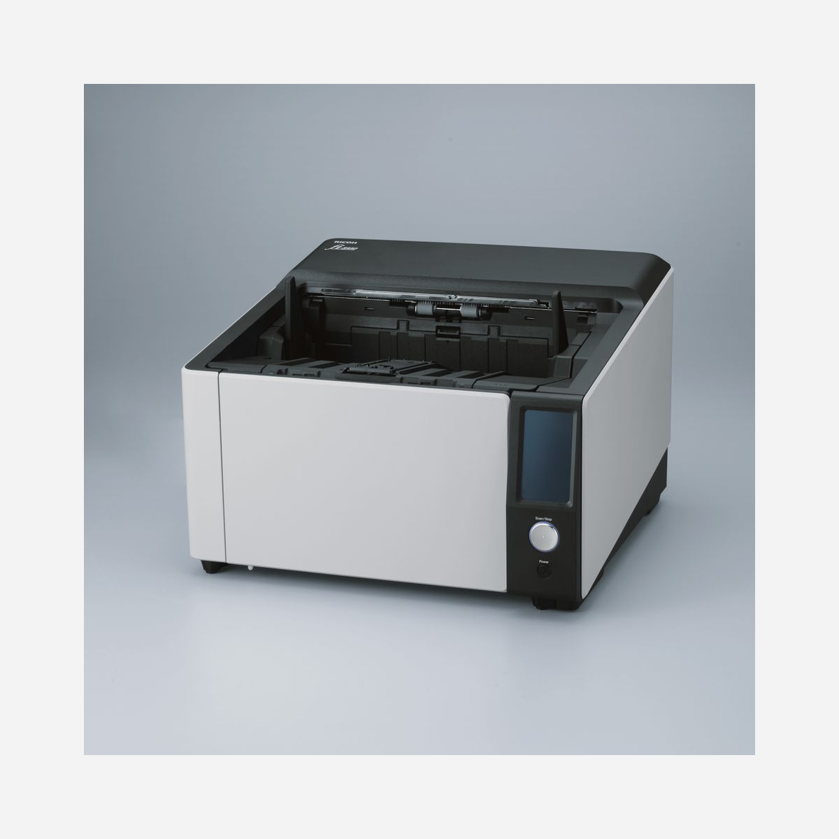 Scanner Ricoh fi-8950 : ADF A3 600 DPI, 150 ppm, Chargeur 750 feuilles, USB 3.2 & Gigabit LAN, Dual CIS, PaperStream IP, Détection Ultra-sons. - <b>La solution leader du marché au service d'une numérisation intensive</b><br><br>Le scanner d’images RICOH fi-8950 vous offre les performances, la fiabilité et la facilité d’utilisation nécessaires pour optimiser votre productivité. Avec ce modèle, vous vous dotez de capacités de numérisation hautement flexibles, robustes et économiques.<br><br>Le scanner fi-8950 est spécialement conçu pour une utilisation intensive. Grâce à son chargeur automatique de documents d’une capacité de 750 feuilles et à sa vitesse de traitement de 150 ppm, il est conçu pour assurer la numérisation en continu de gros volumes de documents.<br><br>La connectivité à haute débit LAN Gigabit ou USB 3.2 offre des performances constantes, tandis que l’angle d’ouverture de 105° et les sources de lumière internes à LED facilitent son entretien.<br><br>Plusieurs fonctionnalités de protection des documents de pointe, telles que la détection des documents agrafés et la correction automatique de l’alignement, permettent d’éviter les interruptions et de gagner du temps. De plus, la fonction intelligente d’alimentation multiple comprend à quel moment interrompre ou non le processus en cas de présence d’étiquettes, d’autocollants ou de photos.<br><br>De nombreux types de documents différents peuvent être traités sans difficultés ni interruptions grâce à la double voie de chargement, un chargeur automatique de documents classique avec un passage en « U », ainsi qu’un trajet prenant en charge des documents jusqu’à 1,25 mm d’épaisseur maximum. Les lots de documents mixtes ne posent aucun problème grâce à la sélection automatique des profils.<br><br>Les scanners d’images RICOH offrent une précision d’OCR à la pointe du marché, ainsi qu’une qualité d’image exceptionnelle. Ces résultats sont possibles grâce à l’association de notre technologie unique Clear Image Capture et du pilote PaperStream IP, qui permet de supprimer le bruit et d’optimiser la taille des fichiers afin de réduire les coûts de stockage.<br><br>Le scanner RICOH fi-8950 constitue une solution complète pour la numérisation de gros volumes. Bien qu’il soit fourni avec son propre logiciel PaperStream, l’équipement peut être facilement déployé avec n’importe quelle autre application de capture. Il est, en outre, optimisé pour fonctionner avec le logiciel PaperStream Capture Pro à la pointe du marché. Différents propositions de services sont disponibles, ainsi que des pièces de rechange et consommables à prix fixés garantissent la prévisibilité des coûts d’exploitation. Des options de post-impression recto et verso sont également disponibles.<br><br>Conçus par le leader mondial de la numérisation de documents jouissant de décennies d’expertise et d’innovation à la pointe du marché, le scanner fi-8950 offre, en prime, l’assurance de bénéficier des solutions de numérisation d’une grande fiabilité.<br><br>Vitesses élevées, grande capacité - Avec une vitesse de numérisation de 150 ppm et un chargeur automatique de documents d’une capacité de 750 feuilles, Ce scanner est conçue pour assurer la numérisation en continu de gros volumes de documents.<br><br>Robuste, durable et facile à entretenir - Sa construction durable et facile à entretenir garantit des performances constantes. Les sources de lumière internes à LED s’allument automatiquement à l’ouverture du scanner. Les opérations de maintenance sont faciles et rapides grâce à son grand angle d’ouverture de 105°. Le mode de nettoyage quotidien permet de maintenir votre scanner en parfait état.<br><br>Connectivité rapide et fiable - Tous les modèles disposent des options USB 3.2 et Gigabit LAN pour une connectivité ultrarapide et fiable, ainsi qu’un transfert de données précis et rapide.<br><br>Prise en charge des documents de différents types - Grâce à ses fonctions demi-tour et voie directe, il peut traiter de nombreux types de documents sans accrocs ni contretemps. L’option de numérisation à voie directe permet de prendre en charge des documents d’une épaisseur pouvant atteindre 1,25 mm.<br><br>Technologie de protection des documents leader du secteur - Vous pourrez éviter de coûteux retards et des dommages potentiels grâce à des fonctionnalités de protection des documents à la pointe du secteur, telles que la détection des documents agrafés. En outre, la correction automatique de l’alignement garantit un débit constant sans interruption, même lorsque les documents sont chargés de biais.<br><br>Fonction intelligente d’alimentation multiple - La fonction intelligente d’alimentation multiple (iMFF) évalue et comprend quand interrompre le processus en présence d’autocollants, de photos ou d’étiquettes collés sur les documents, et quand les ignorer pour poursuivre la numérisation.<br><br>Plus besoin de préparer les lots de documents mixtes - La sélection automatique des profils permet d’éliminer le temps et les efforts consacrés au tri des lots par type de documents. Le profil de numérisation approprié est appliqué automatiquement aux documents reconnus.<br><br>Réduisez les efforts requis après numérisation - Le contrôle amélioré de l’empilement et de l’éjection du papier vous garantit que les documents numérisés sont correctement empilés et prêts à être retirés du plateau, sans aucun effort.<br><br>Précision OCR à la pointe du marché - La technologie unique Clear Image Capture de RICOH offre une précision d’OCR à la pointe du marché, ainsi qu’une qualité d’image exceptionnelle.<br><br>Taille de fichier optimisée pour des coûts de stockage réduits - Le pilote PaperStream IP de RICOH intégré élimine le bruit et optimise la taille des fichiers pour réduire les coûts de stockage.<br><br>Design ergonomique - Son design ergonomique fait la part belle à l’utilisateur : les boutons de commande sont faciles d’accès et le panneau de l’instrument est incliné en direction de l’utilisateur pour plus d’efficacité. Avec un poids de 23 kg et des poignées confortables, ces scanners sont conçus pour être transportés facilement.<br><br>Choix du logiciel de capture - La gamme a été développée de manière à pouvoir être déployée avec plus de flexibilité en tout point du processus. Les scanners sont fournis de série avec le logiciel PaperStream, qui comprend le pilote PaperStream IP, PaperStream ClickScan et PaperStream Capture. Mais ils sont aussi compatibles avec tous les principaux logiciels de capture reconnus. Ces scanners ont notamment été optimisés pour fonctionner avec le logiciel premium utilisable sur plusieurs postes, PaperStream Capture Pro.<br><br>Coûts d’exploitation prévisibles - Gardez le contrôle de vos coûts d’exploitation grâce à des contrats de service adaptés, ainsi qu’à des pièces de rechange et des consommables à prix fixé, pour ne pas dépasser votre budget opérationnel.<br><br>Options de post-impression - Afin de suivre et de gérer les documents, servez-vous des options de post-impression qui permettent d’indiquer la date, l’heure et les numéros d’index au recto ou au verso.<br><br>Achetez en toute confiance auprès des chefs de file du marché - Avec plus de 15 millions de scanners vendus à ce jour et la plus grande part de marché au monde, RICOH est reconnu pour sa fiabilité et la qualité supérieure de ses produits, ce qui vous offre l’assurance de bénéficier de la solution de numérisation la plus fiable de la planète.<br><br>Innovation et expertise - Fort de décennies d’innovation continue, notre centre de conception ProDes au Japon se consacre à la conception, à l’élaboration et à l’évolution des scanners. Alliés à notre approche unique d’intelligence organisationnelle à l’égard de la transformation numérique et de la valeur commerciale, les scanners d’images RICOH permettront à vos opérations de numérisation d’atteindre une flexibilité, une résilience et une efficacité supérieures.