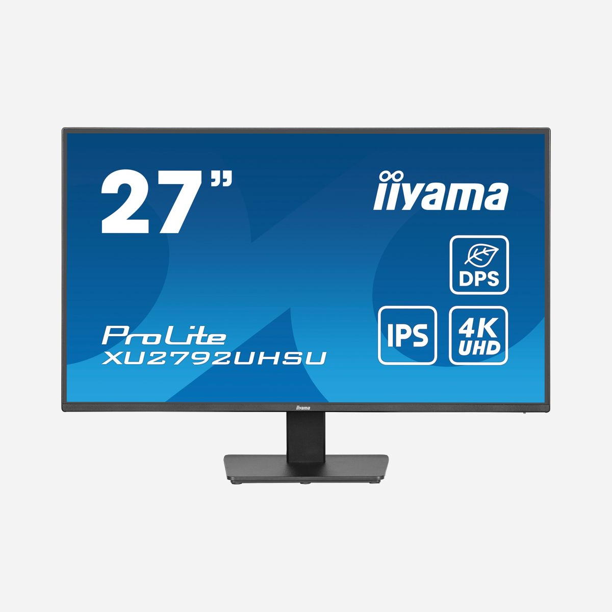 Iiyama ProLite XU2792UHSU-B6 Écran 27" 4K Ultra HD LED IPS 3840x2160 4ms 60Hz, Hub USB 3.2 Gen 1, HDMI 2.0, DisplayPort 1.2, VESA 100x100 Noir - iiyama ProLite XU2792UHSU-B6. Taille de l'écran: 68,6 cm (27"), Résolution de l'écran: 3840 x 2160 pixels, Type HD: 4K Ultra HD, Technologie d'affichage: LED, Temps de réponse: 4 ms, Format d'image: 16:9, Angle de vision horizontal: 178°, Angle de vision vertical: 178°. Haut-parleurs intégrés. Concentrateur USB intégré, Version du concentrateur USB: 3.2 Gen 1 (3.1 Gen 1). Montage VESA. Couleur du produit: Noir