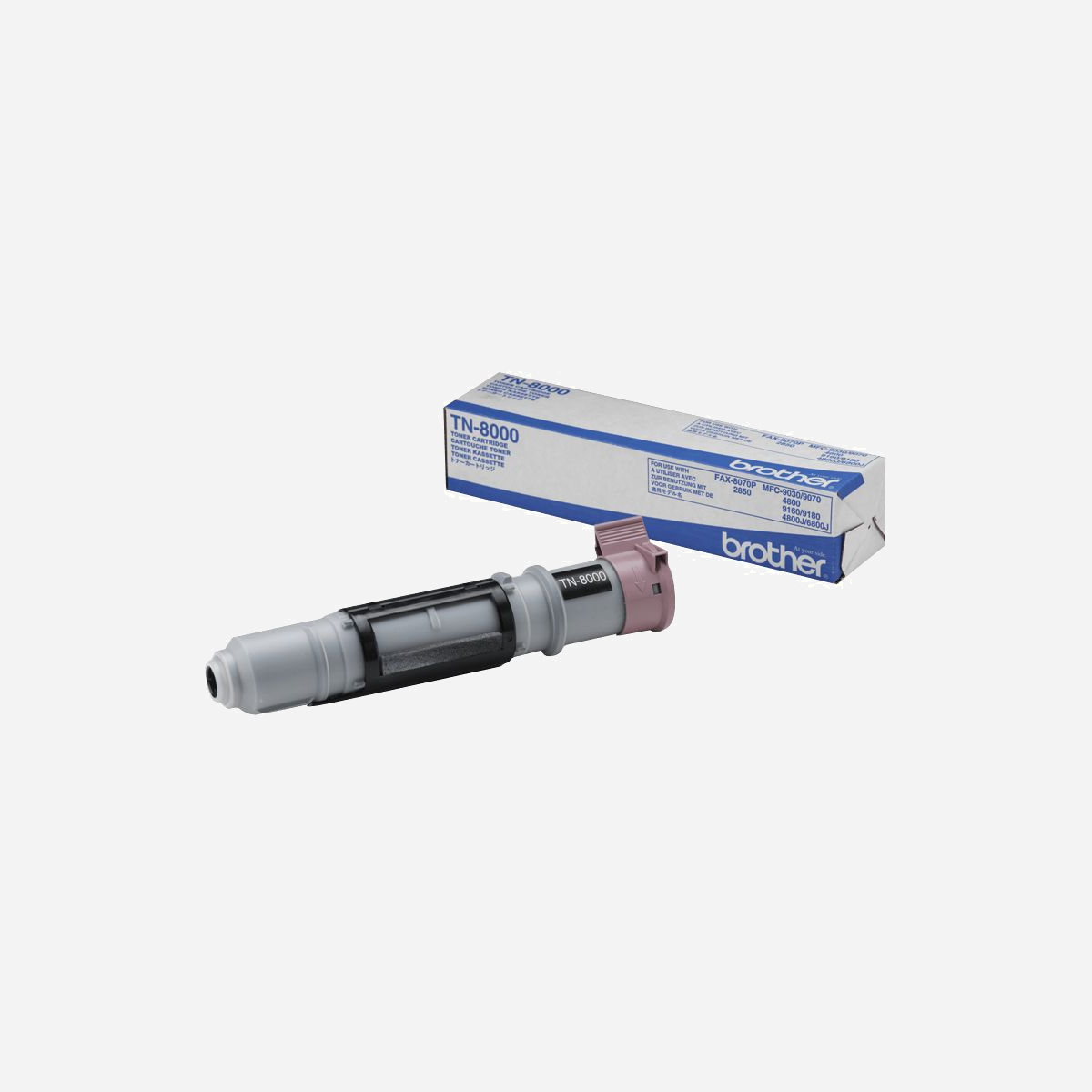 Brother TN-8000 Cartouche Toner Noir Original Haut Rendement 2200 pages (FAX-8070P, MFC-9030, MFC-9070, MFC-9160, MFC-9180) - Choisissez la cartouche de toner TN-8000 pour continuer d'obtenir des résultats exceptionnels à la hauteur de vos attentes avec votre imprimante Brother. Cette encre à haut rendement est conçue pour durer beaucoup plus longtemps qu'une cartouche standard et vous offre plus d'impressions sans perte de qualité.<br>Bien qu'il soit possible de trouver des cartouches de rechange moins chères en ligne, seule une cartouche de toner TN-8000 originale garantit que votre imprimante continuera de fonctionner aussi rapidement et efficacement qu'elle le devrait.<br>Utiliser des cartouches Brother est le seul moyen de continuer à profiter des performances optimales de votre imprimante et de conserver votre garantie.<br>Commandez la cartouche de toner noire TN-8000 de Brother dès aujourd'hui et bénéficiez du meilleur rapport qualité-prix dans le temps.