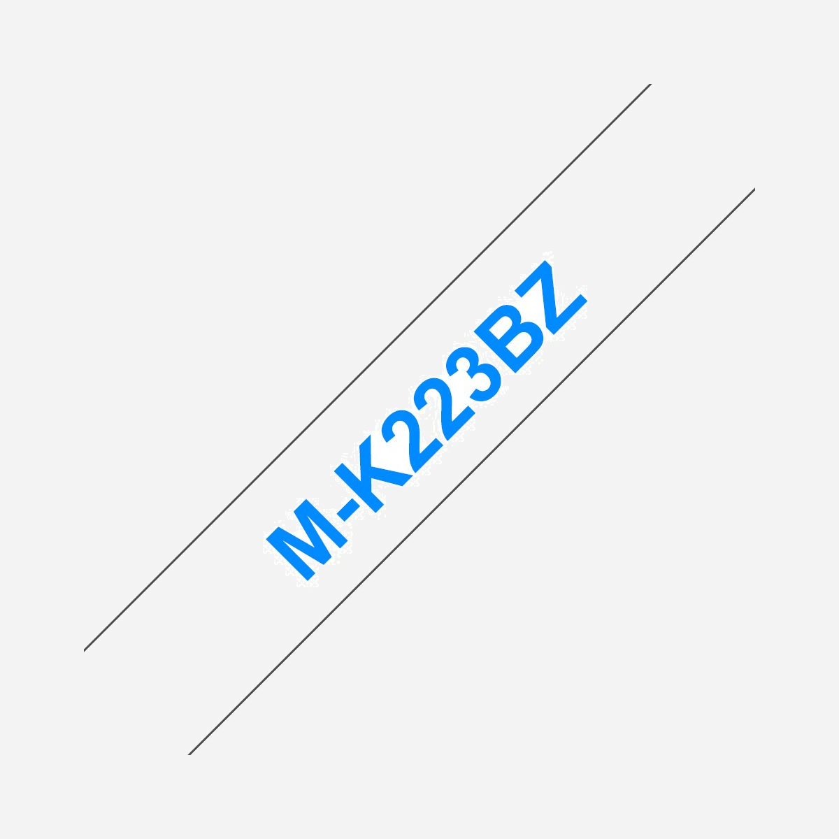 Brother M-K223B Ruban Étiquette 9mm Bleu sur Blanc, Type M, Longueur 8m, Laminé, Compatible P-Touch PT-55/65/75/85/BB4 - Le ruban M-K223BZ vous permet de créer des étiquettes de haute qualité qui seront très utiles dans la maison. Disponible en plusieurs couleurs et en plusieurs largeurs, la petite cassette compacte utilise une méthode d'impression thermique directe (sans encre) qui reproduit l'image sur le ruban.<br>Ce ruban M-K223BZ bleu sur blanc est compatible avec toutes les étiqueteuses P-touch affichant le logo M sur le dessus de la cassette. Il s'agit d'un très bon outil organisationnel, qui peut être utilisé pour tout étiqueter, des dossiers de classement aux prises électriques, en passant par les conteneurs.<br>Testé par l'équipe Brother pour être aussi fiable que possible, le ruban polyvalent M-K223BZ vous offre un résultat de haute qualité lors de chaque impression, ainsi que des étiquettes précises et parfaitement lisibles.