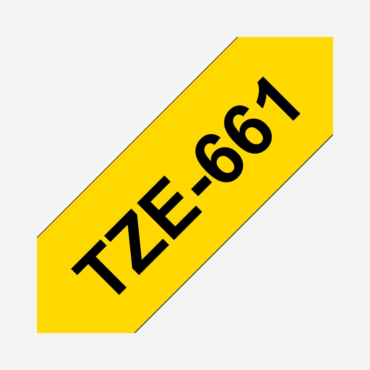 Brother TZe-661 Ruban d'étiquette TZ 36mm Noir sur Jaune Laminé - Longueur 8m, Type TZ, pour étiqueteuses P-touch - Cette cassette à ruban pour étiqueteuse TZe-661 Brother originale vous garantit des étiquettes précises, nettes et lisibles, qui dureront dans le temps.<br>À la fois pratique pour la maison, le bureau ou le lieu de travail, ce ruban laminé TZe-661 noir sur jaune peut être utilisé pour tout étiqueter, du contenu de dossiers aux étagères, en passant par les lecteurs USB, les câbles et tout autre équipement.<br>Ces étiquettes adhésives laminées ont été développées pour résister aux températures extrêmes. Elles résistent également aux produits chimiques, à l'abrasion, à la lumière du soleil ainsi qu'à l'eau et sont donc adaptées pour un usage intérieur et extérieur.<br>Les cassettes à ruban TZe sont simples et rapides à installer et sont disponibles en plusieurs tailles, couleurs et matériaux : ainsi, votre machine P-touch pourra répondre à tous vos besoins en matière d'étiquetage.