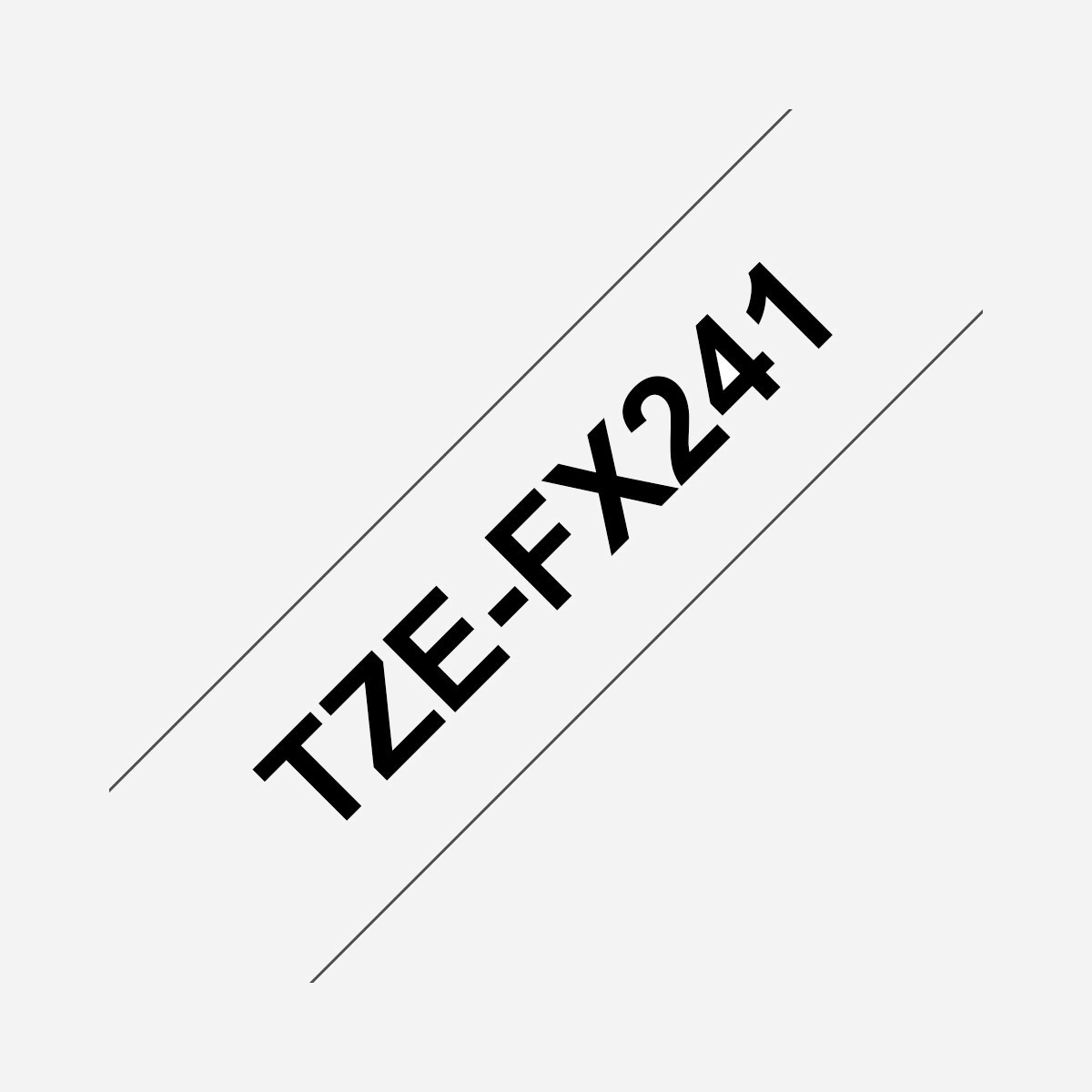 Brother TZe-FX241 Ruban Etiquette 18mm Noir sur Blanc TZ, Adhésif Spécial Câbles, 8m, Transfert Thermique, Compatible Etiqueteuses P-touch - Initialement conçu pour l'étiquetage des câbles et des fibres, ce ruban pour étiqueteuse TZe-FX241 de 18 mm a été rigoureusement testé par l'équipe Brother pour vous permettre d'imprimer vos étiquettes rapidement et efficacement. <br>Développé avec un adhésif spécial permettant aux étiquettes de coller facilement sur les câbles, les tubes en PVC et tous les objets de forme cylindrique, le ruban pour étiqueteuse Brother TZe-FX241 Brother noir sur blanc peut également être utilisé sur d'autres surfaces fortement coudées, telles que les canalisations et les conduits. Vous pouvez enrouler votre étiquette plusieurs fois autour du câble ou la coller sur elle-même de façon à former une sorte de drapeau.<br>Compatible avec une large gamme d'étiqueteuses P-touch, nos étiquettes laminées ont été conçues pour durer et résistent aux conditions extrêmes, à la lumière du soleil, à l'eau, aux produits chimiques et à l'abrasion.
